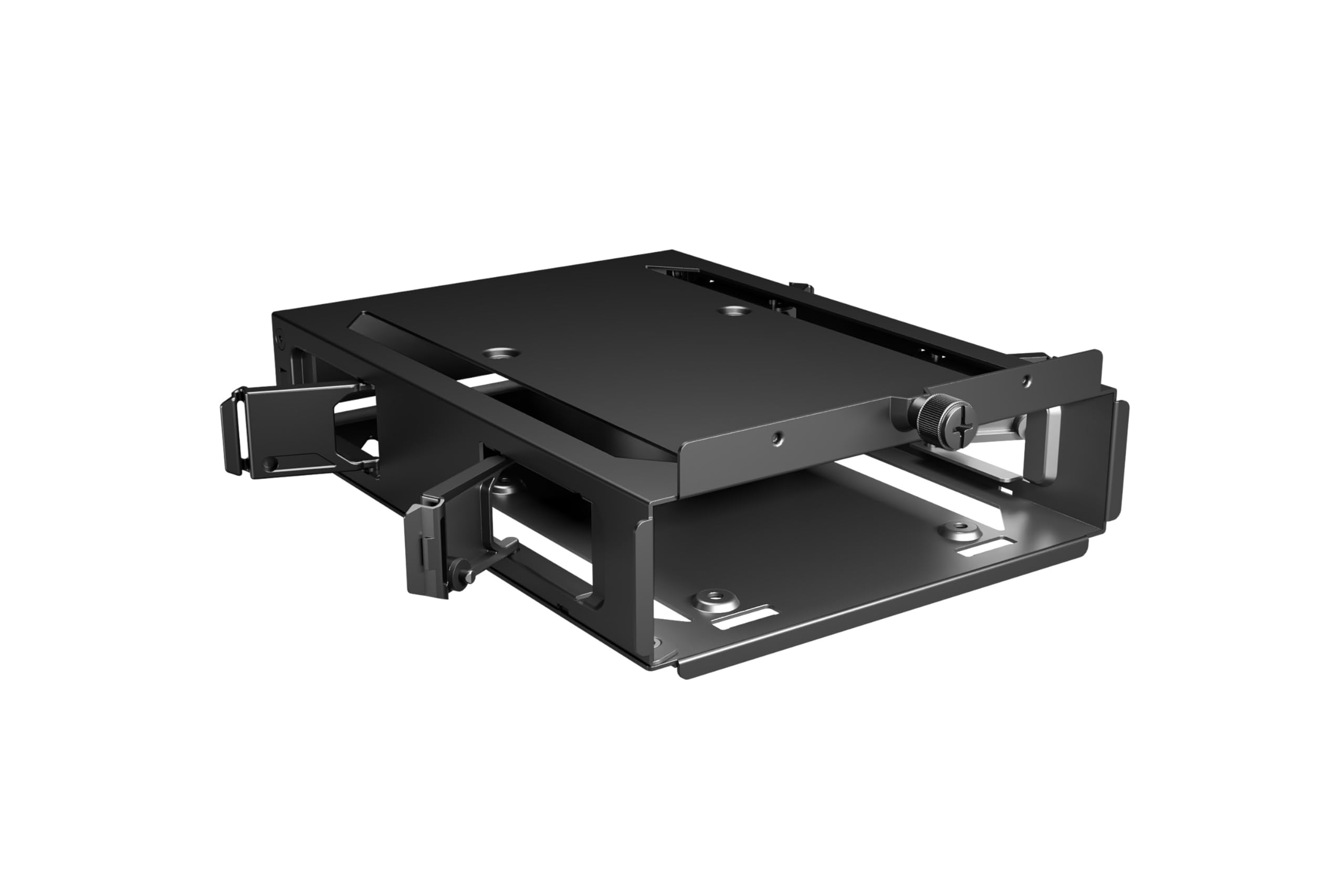 be quiet! HDD Cage 2, Cage for Selected be quiet! Enclosures, Vibration Reduced Operation of HDDs and up to 2 SSDs, Decoupled Cl
