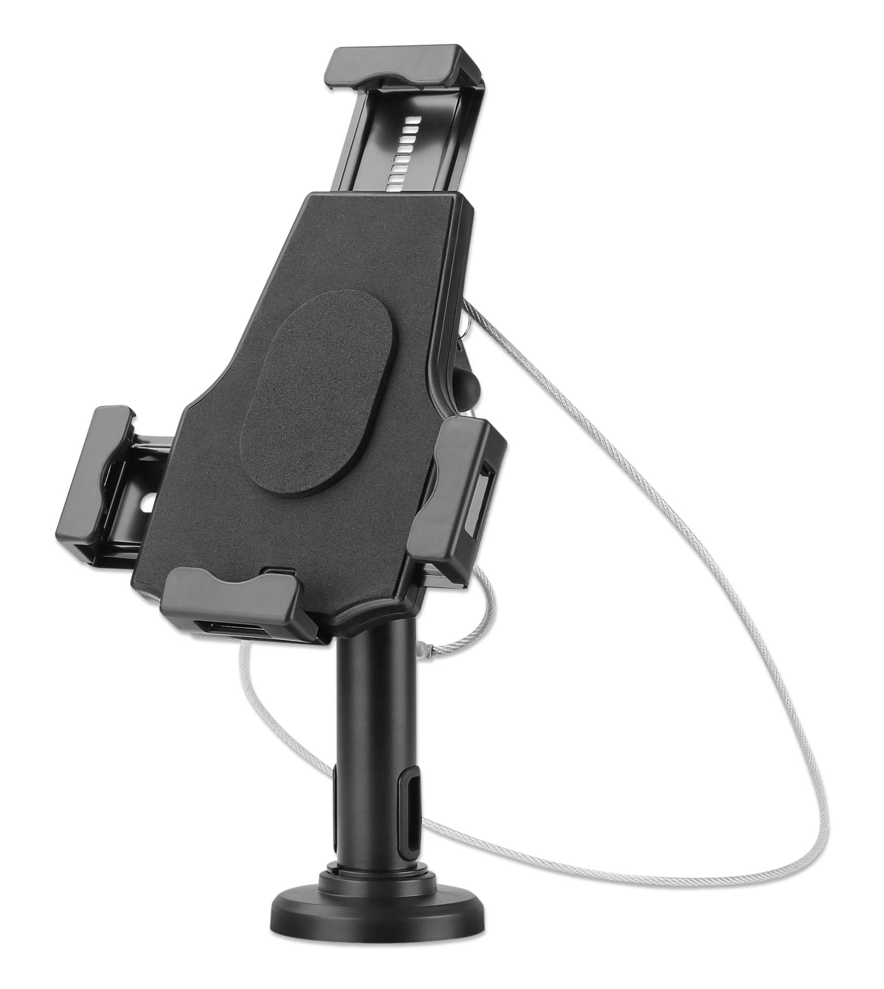 Manhattan Lockable Tablet Desk Stand & Wall Mount Holder - for 7.9 to 10.5    Devices - with Security Anti-Theft Lock & Keys, Ro