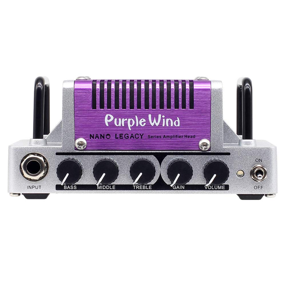 Hotone Nano Legacy Purple Wind 5 Watt Compact Guitar Amp Head With 3 Band Eq
