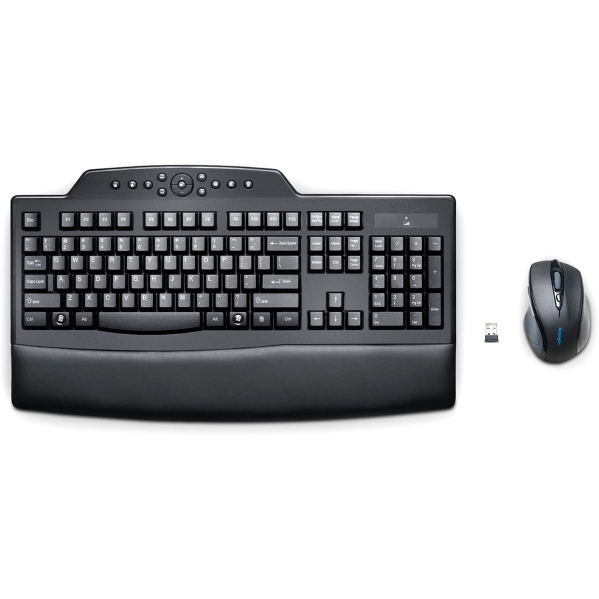 Kensington Pro Fit Wireless Comfort Desktop Set, Includes Keyboard And Right Handed Mouse (K72403Us)