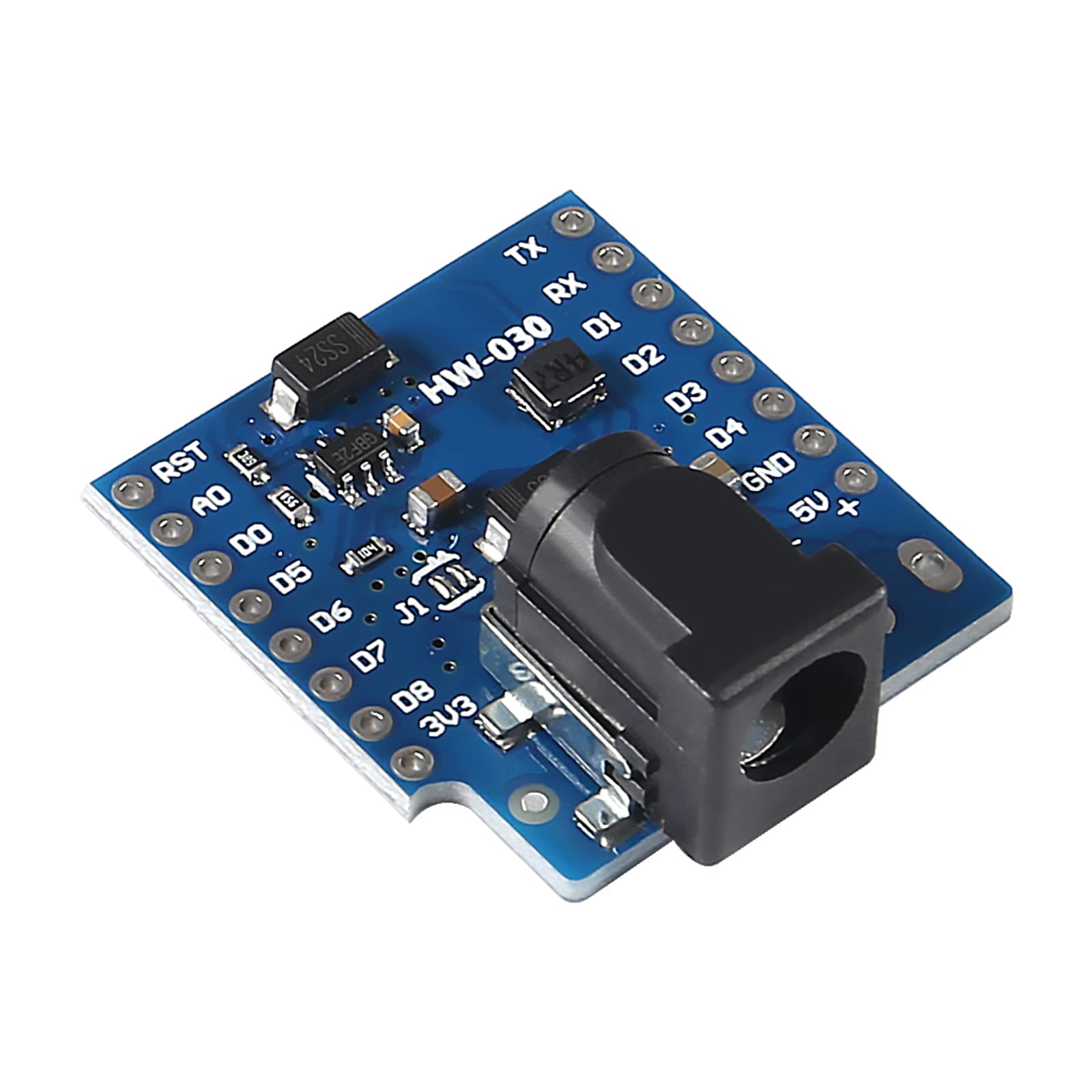 Qccan 5Pcs 7 24V Dc Power Shield V1.1.0 Board For Wemos Mini D1 Development Board Dc Power Supply Screen Module