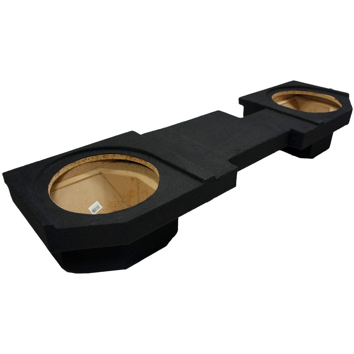 American Sound Connection Asc Compatible With 2002 12 Dodge Ram Quad/Crew Cab Truck Dtb 2X10 Quad Up Dual 10'' Subwoofer Box Enc