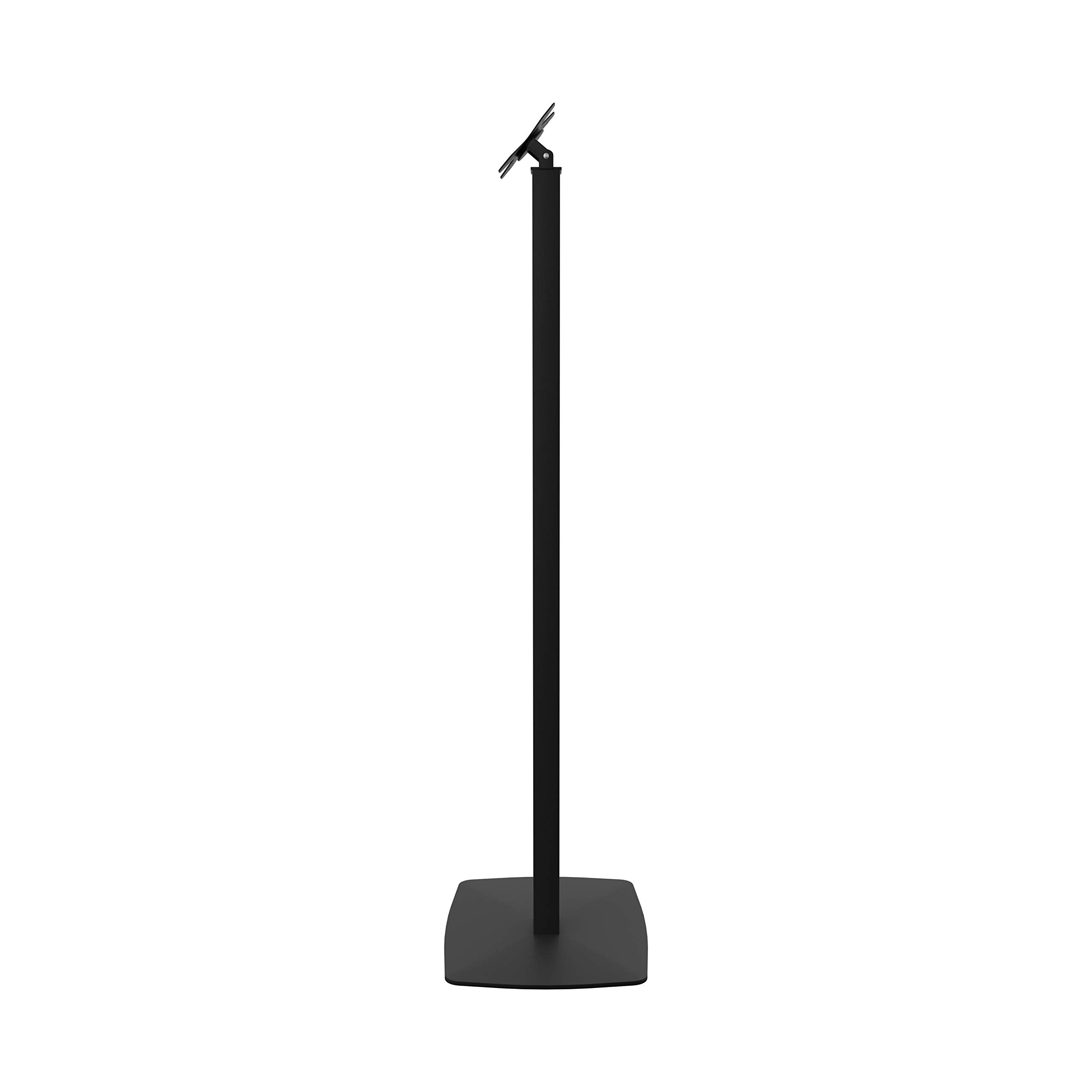 Cta Digital Add Chkb Premium Thin Profile Floor Stand With Vesa Plate And Base (Black)