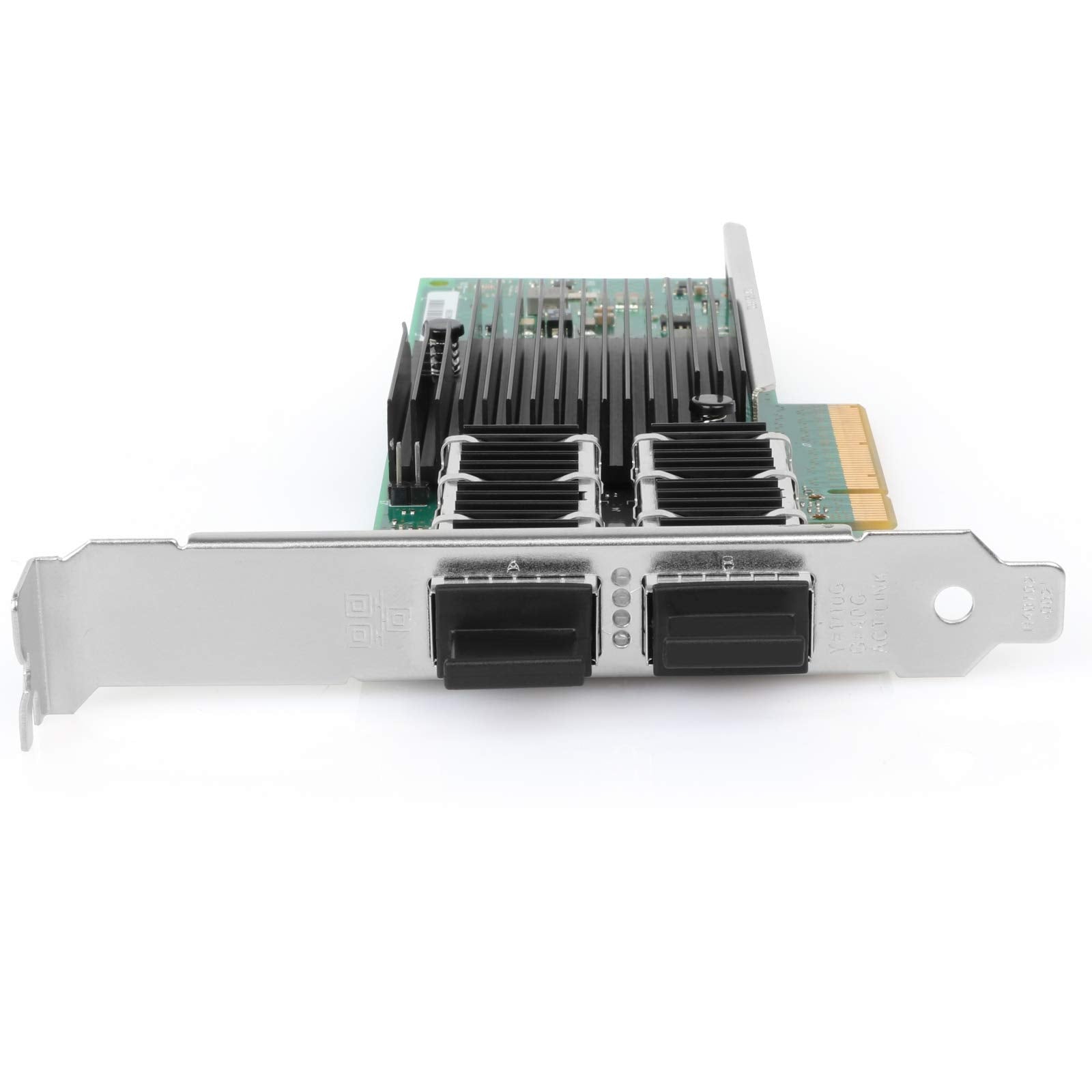 Vogzone 40G Qsfp+ Network Card Dual Port Intel Xl710 Chip Pci E 3.0 X8 40 Gigabit Ethernet Server Nic Compare To Intel Xl710 Qda