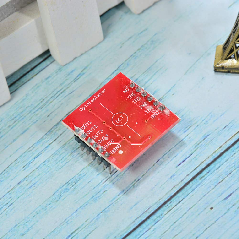 Comimark 2Pcs Tlp281 4 Channel Opto Isolator Ic Module For Expansion Board C4K2