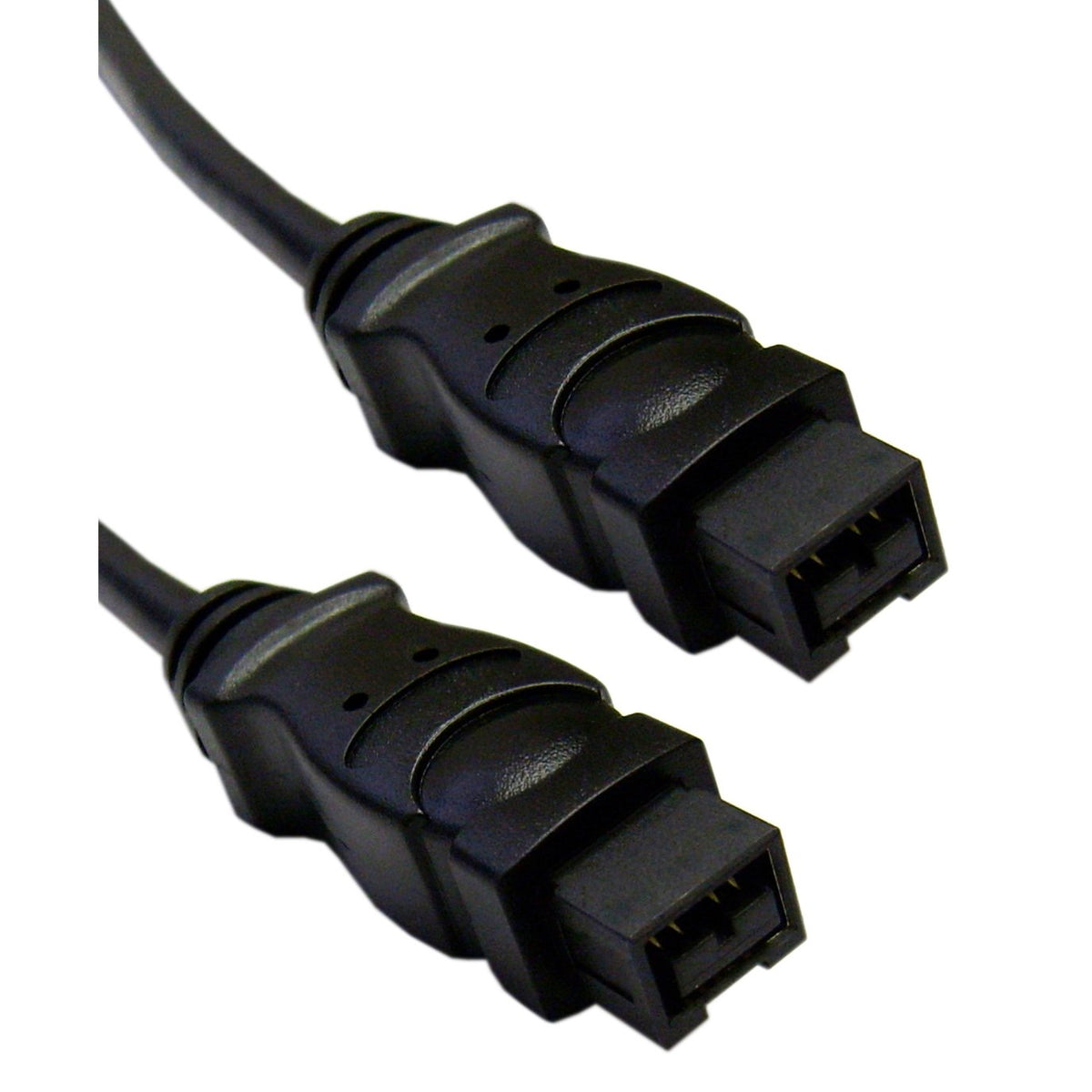 Cablewholesale Firewire 800 9 Pin Cable, Male To Male Ilink Dv Cable, 9 Pin/9 Pin Ieee 1394B, Black, 3 Feet, Ieee 1394B High Spe