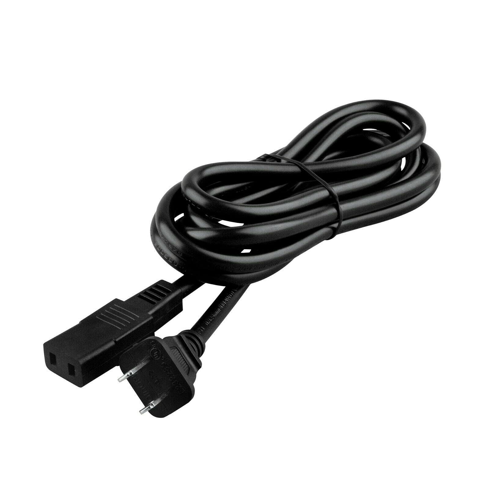 8Ft 2 Prong Square Ac Power Cord Cable Lead For Roland Rhodes Synthesizer Keyboard Vk 1000 Mk 80