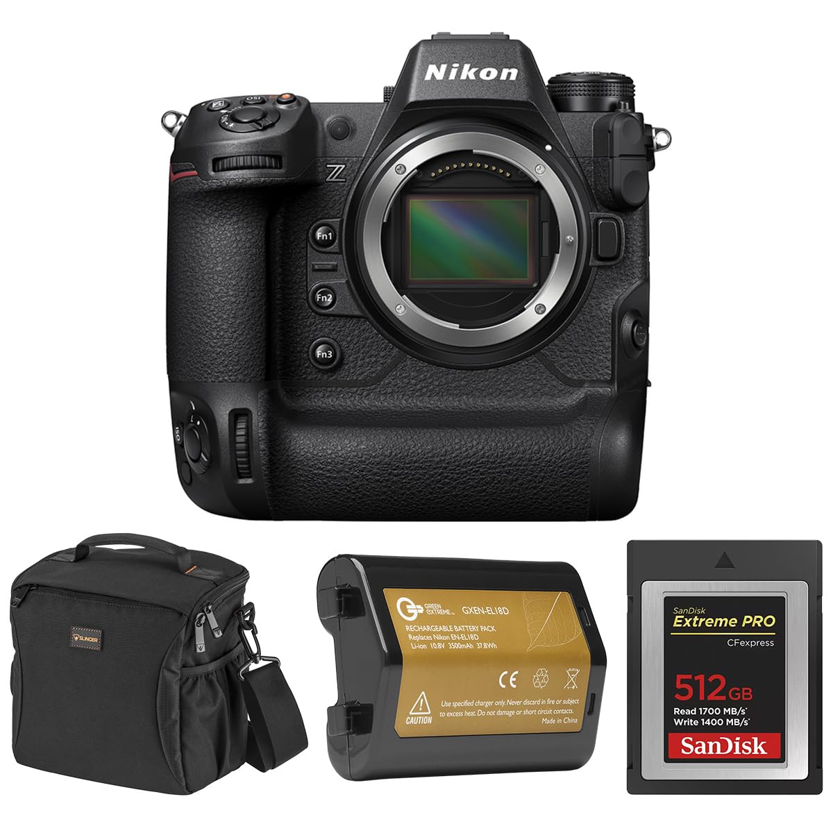 Nikon Z 9 Mirrorless Camera with Extra Battery