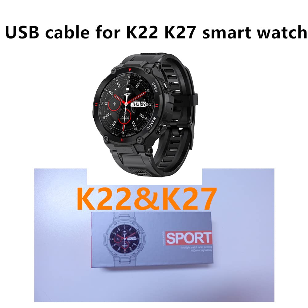 Military Smart Watch Charger K22 And K27 K28 Smartwatch Charging Cable For K22 Usb Cable