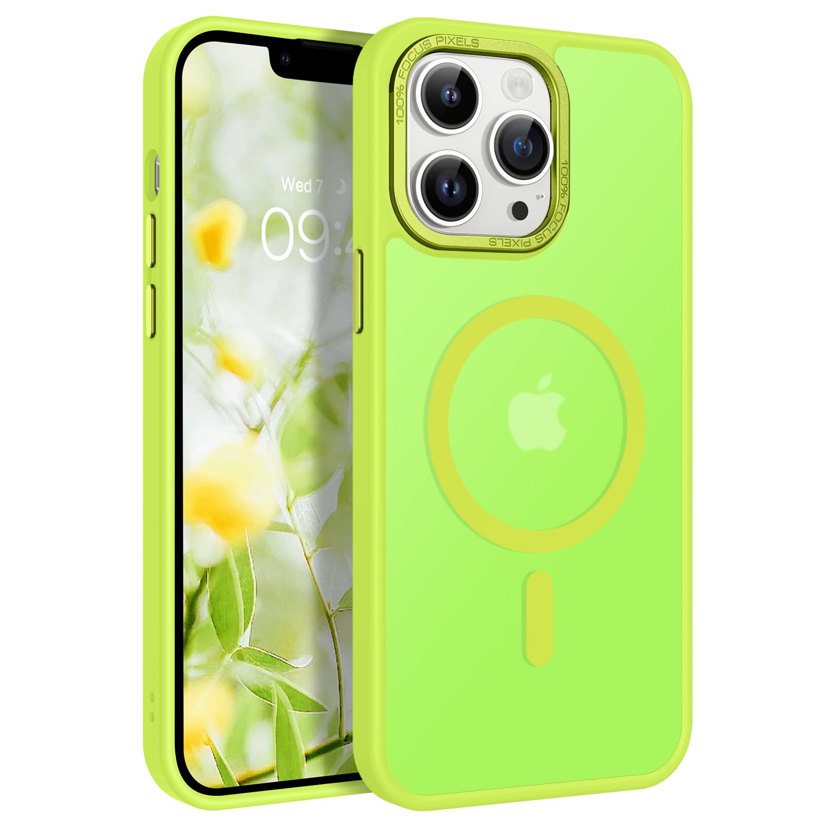 Bentoben Magnetic For Iphone 13 Pro Case [Compatible With Magsafe] Translucent Matte 13 Pro Case Slim Thin Shockproof Women Men