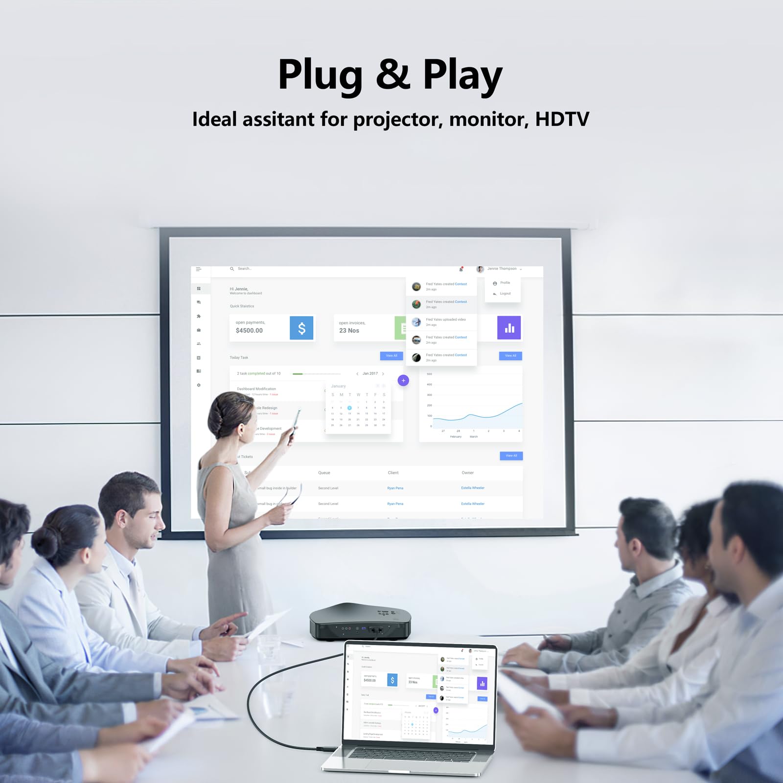 Dteedck Displayport To Vga Cable 3Ft 5 Pack, Dp Display Port To Vga Adapter Cable Converter Male To Male Braided Cord For Monito