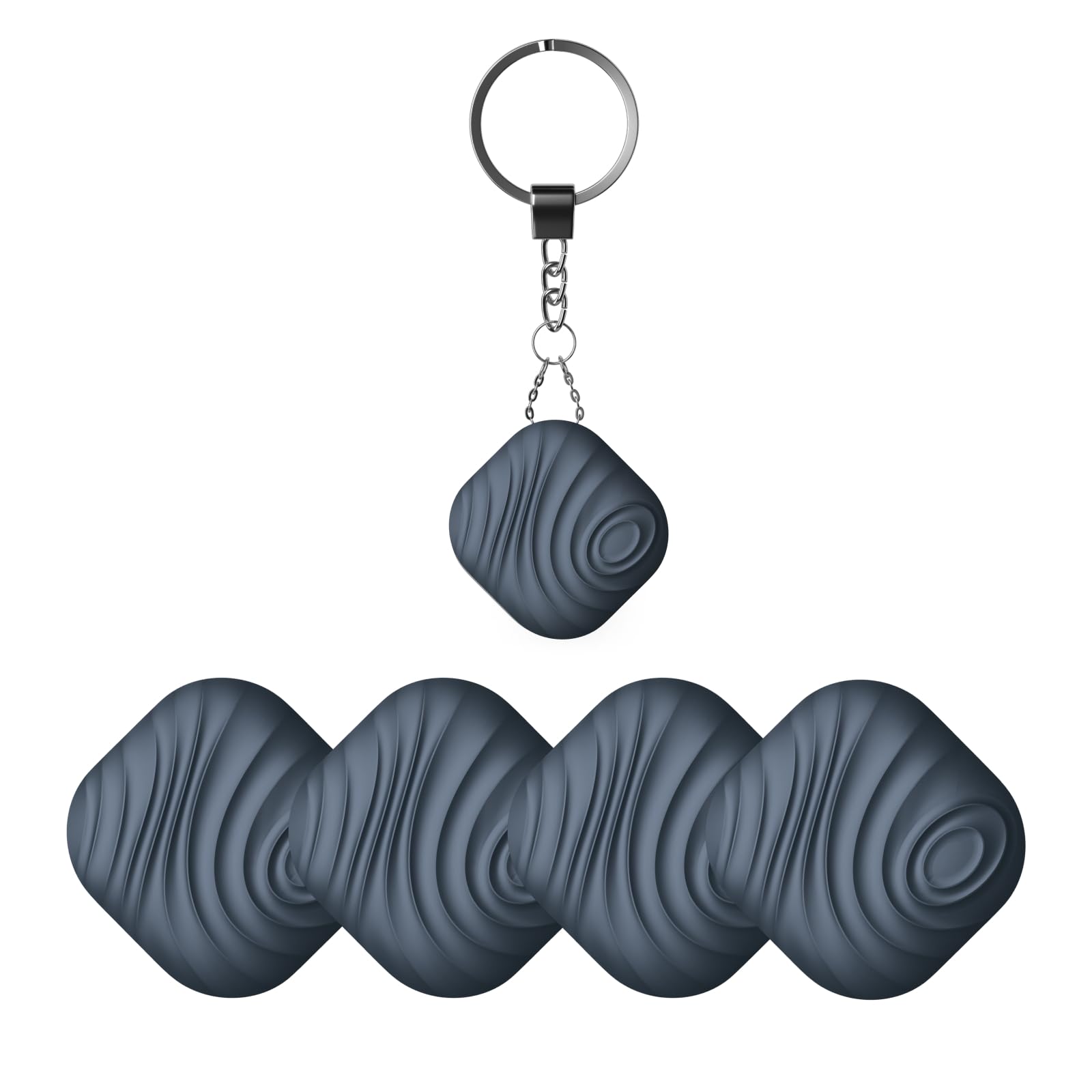 Nutale Findhting Key Finder   Bluetooth Tracker Item Locator With Key Chain For Keys Pet Wallets Or Backpacks And Tablets (Dark 