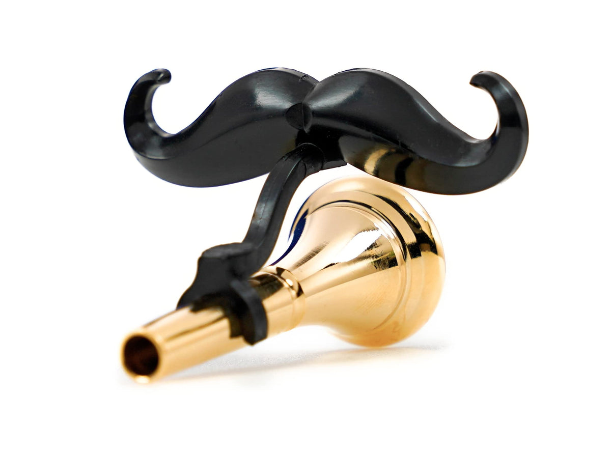 Brasstache   Clip On Mustache For French Horn Mouthpiece