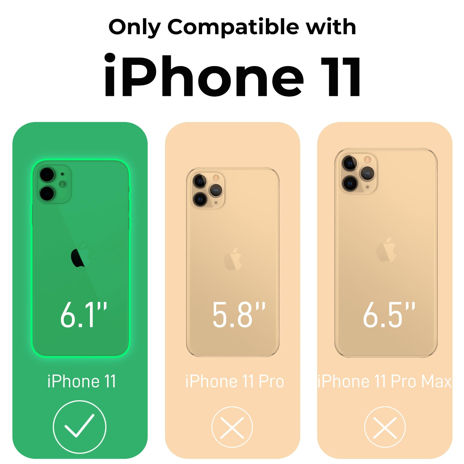 Mouzor Cute Pink Rainbow Unicorn Case Compatible With Iphone 11 Case, Horse Kawaii Animals 3D Cartoon Soft Silicone Heavy Duty P