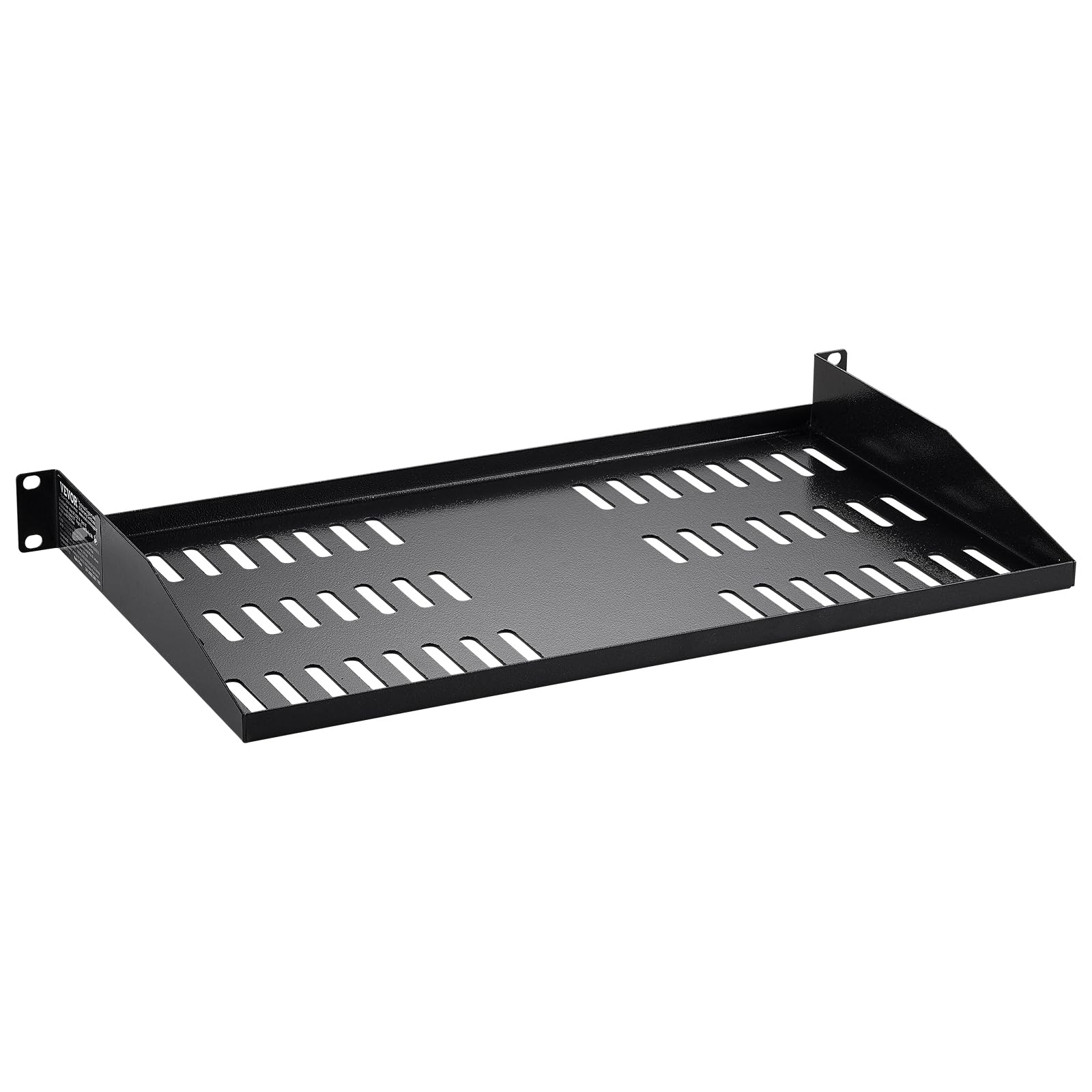 Vevor 4Pcs 1U Server Rack Shelf, Universal Vented Rack Mount Cantilever Tray For 19 Network Equipment Rack & Cabinet, 10 Deep Ra