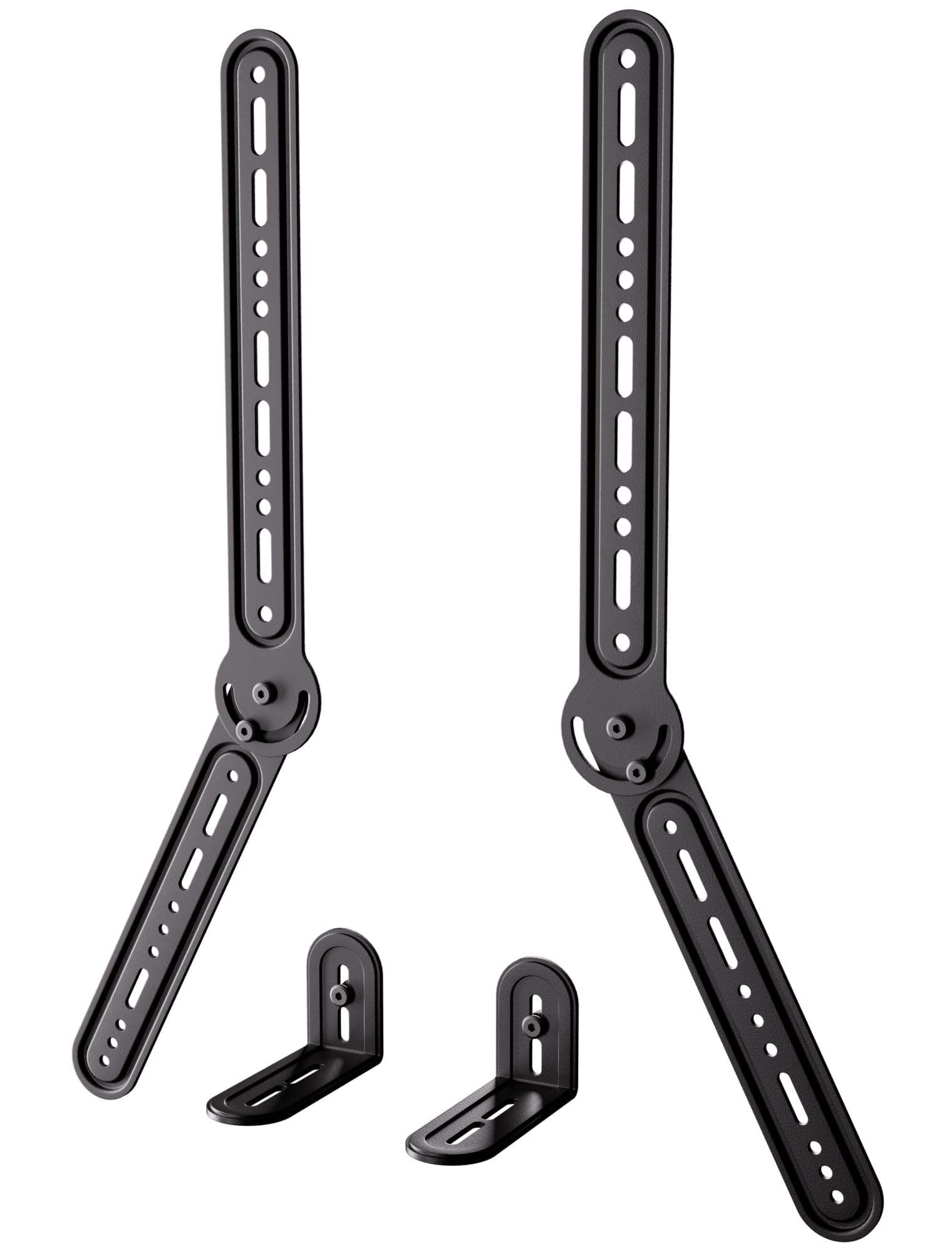Kamiwi Soundbar Mount Bracket,Soundbar Mounts Under Tv Or Above Tv,Soundbar Tv Mount With 180 Adjustable Extension Plates And L 