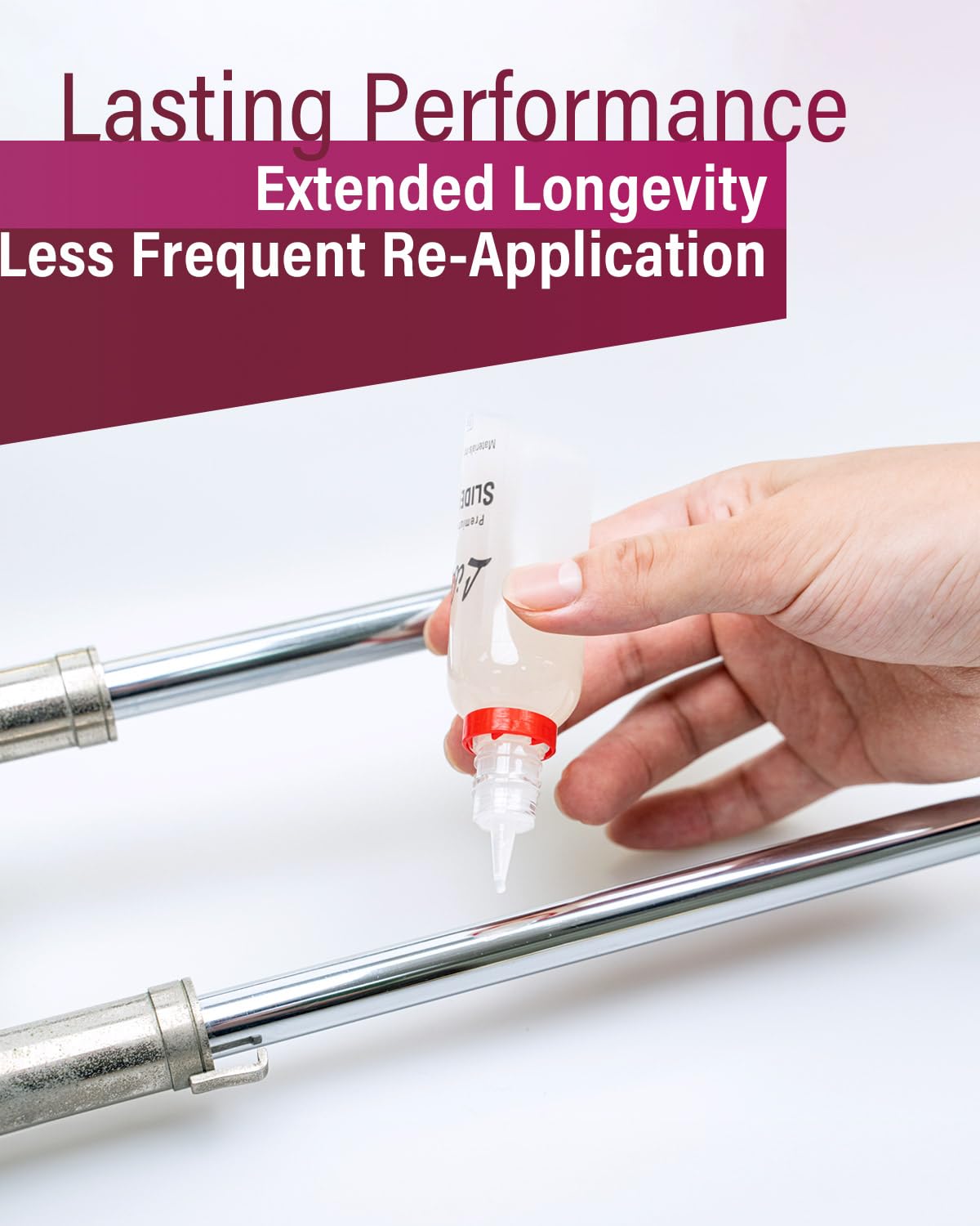 Libretto Trombone Slide Cream, Set Of 2, Long Lasting Lubricant, Smooth, Odorless, Safety Cap, Special Blended Synthetic Formula