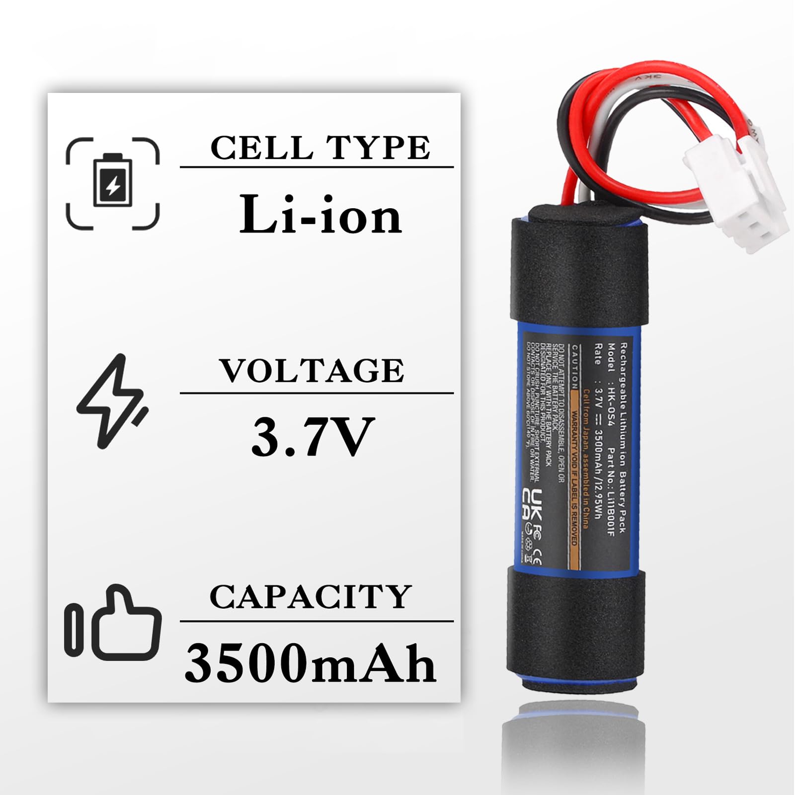 Hisewen Replacement Battery For Harman Kardon Onyx, 3500 Mah Battery For Harman Kardon Onyx Studio 4, Onyx Studio 3, Onyx Studio