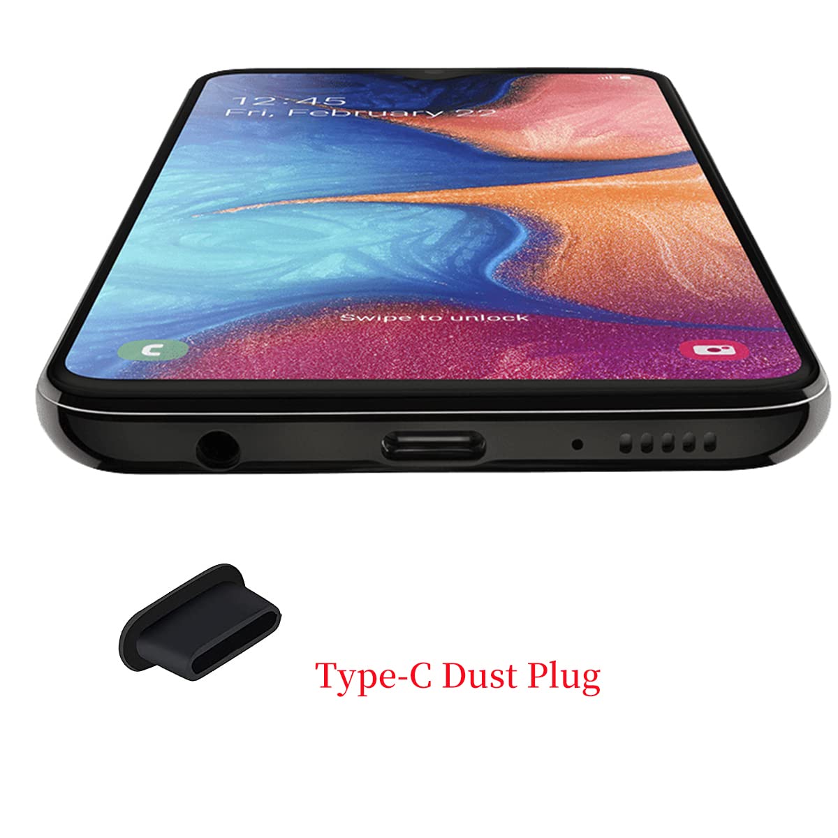 LEZE Silicone USB C Dust Plugs Anti Dust Covers for iPhone 15 Samsung Galaxy Pixel Type-C Ports