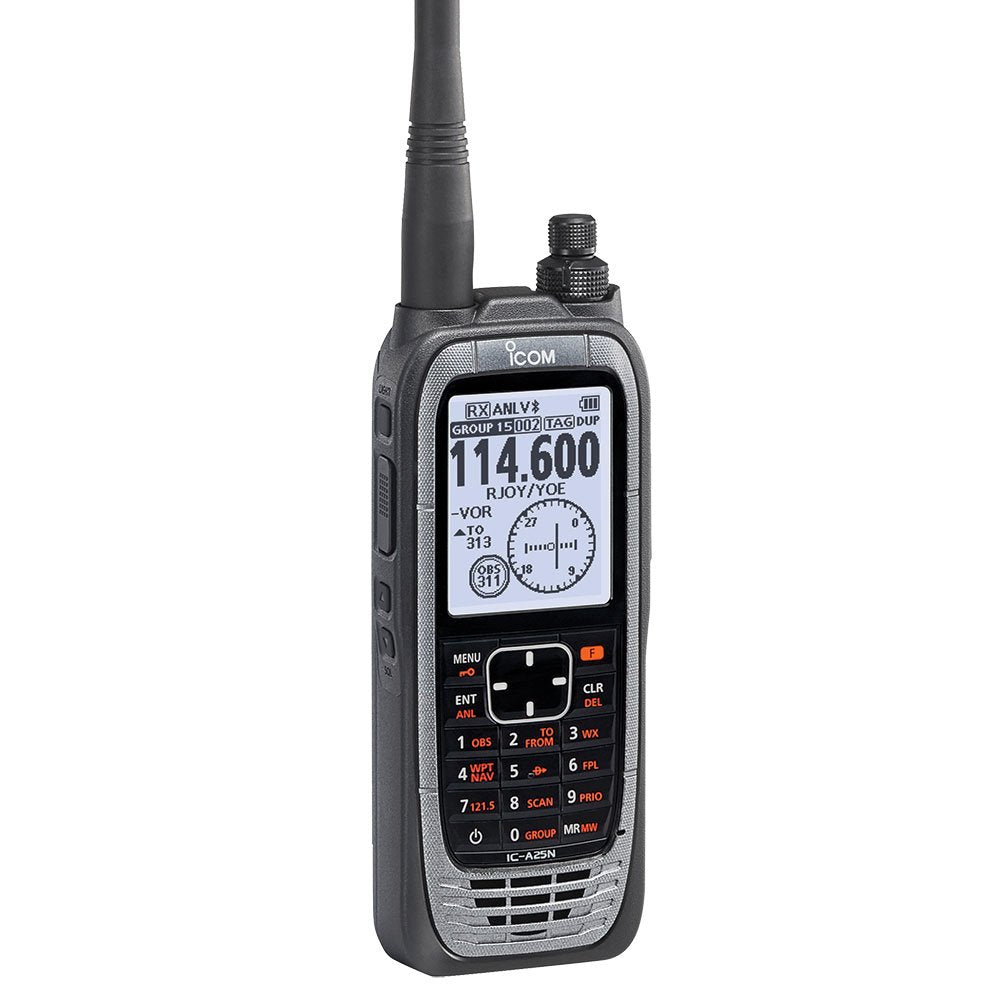 Icom Ic A25N Vhf Airband Transceiver (Nav & Com Channels)