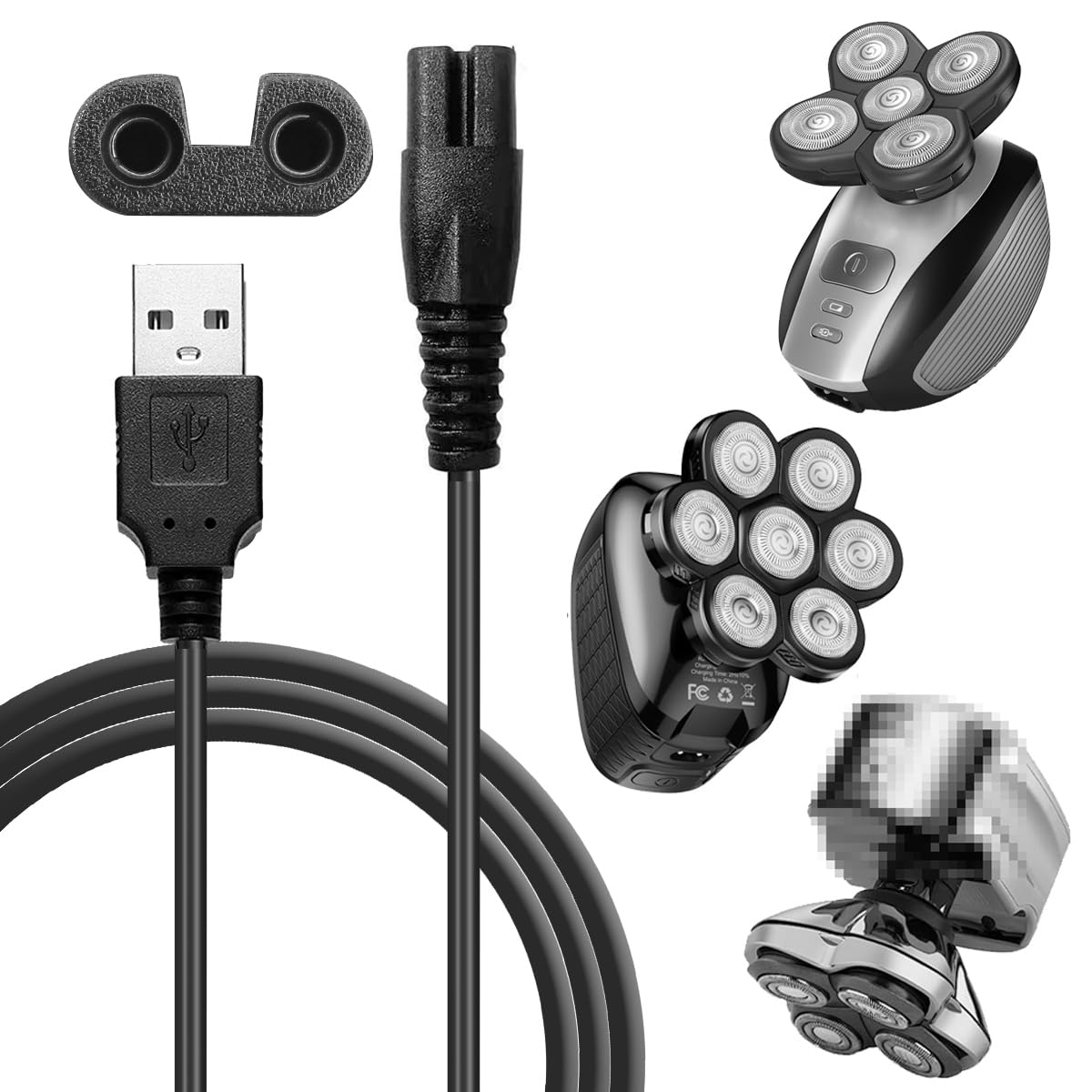 Vrmeta Universal Power Charger Cord For Free Electric Shaver And Skull Head Shaver And Many Brands Usb Electric Shaver Power Cha