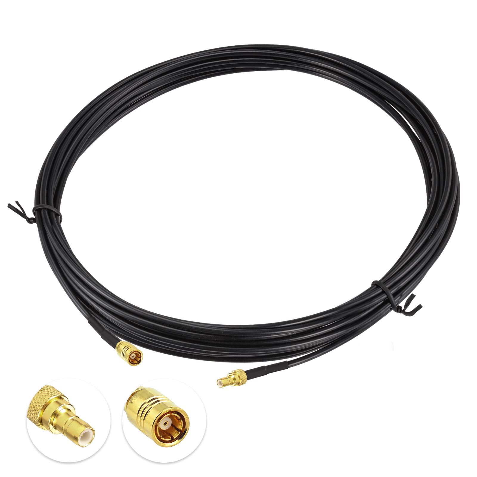 Eightwood Smb Male To Smb Female Satellite Radio Extension Cable 20 Feet Compatible With Sirius Xm Car Vehicle Radio Stereo Rece