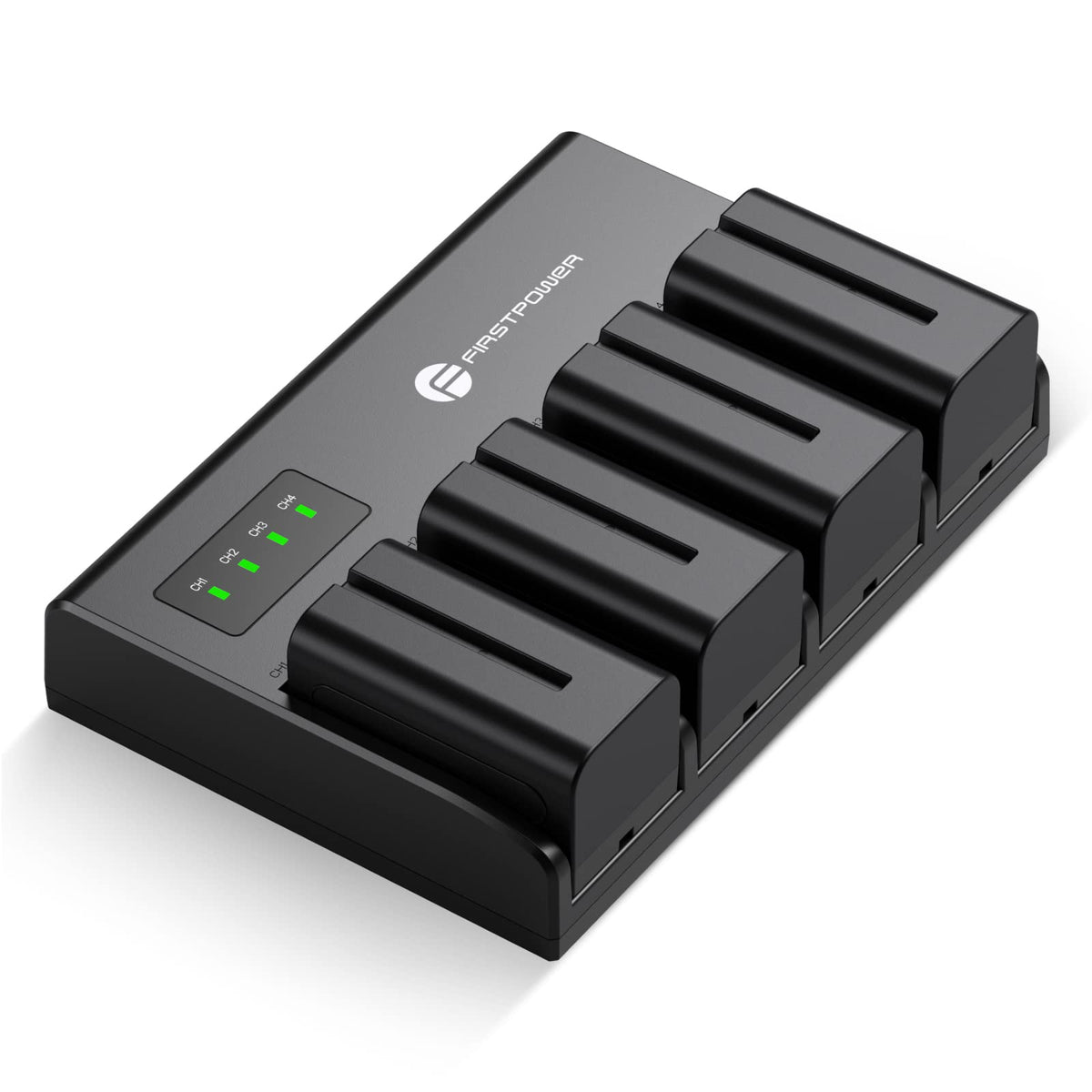 Firstpower 4 Pack Np F750 Batteries And 4 Channel Charger For Sony Np F970 F960 F770 F550 F570 Battery, Sony Ccd Trv215 Ccd Tr91