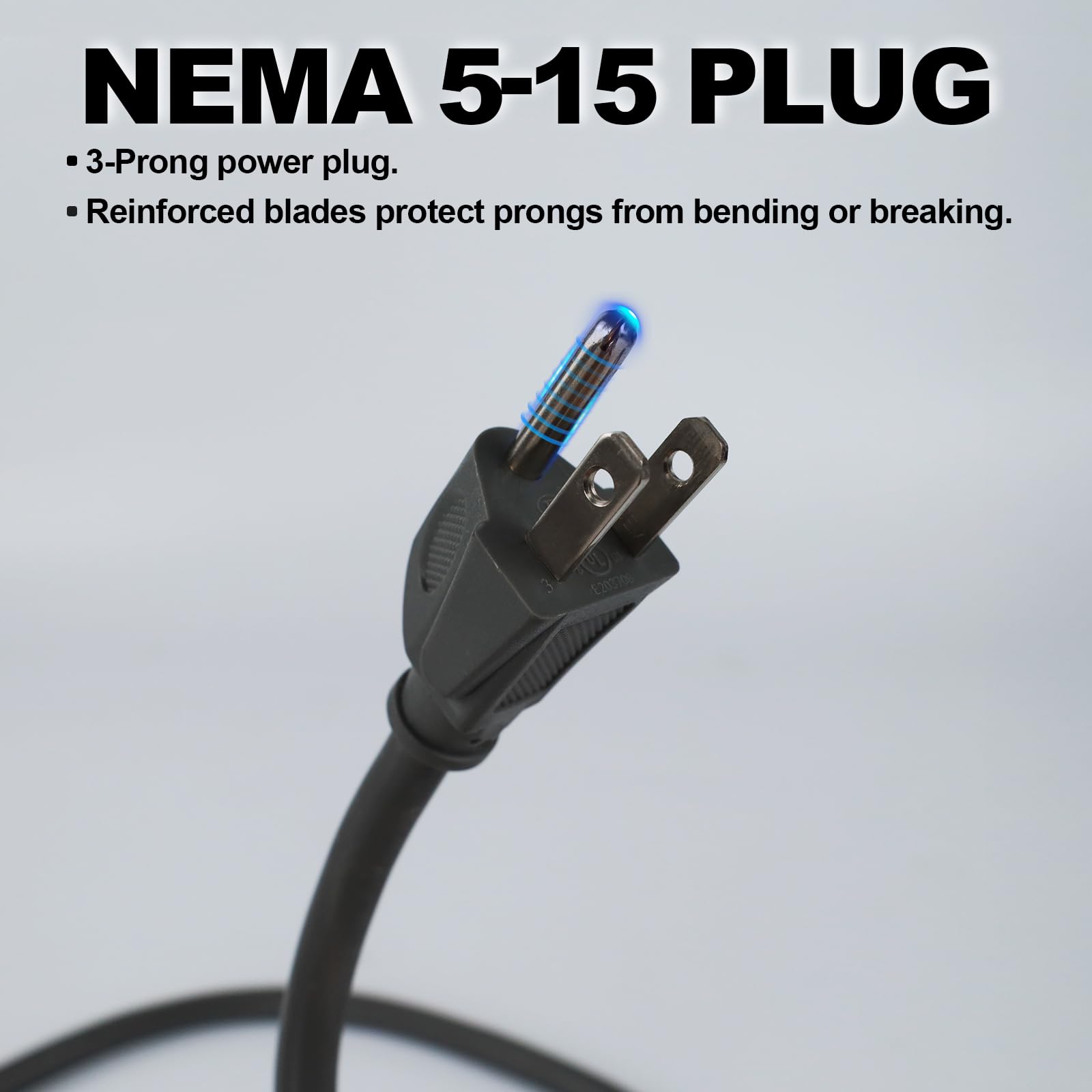 Ep 2 Pack 6 Ft 14/3C Sjtw Appliance And Power Tool Cord, 14 Gauge 3 Prong Heavy Duty Replacement Power Supply Cord Cable, 110V 1