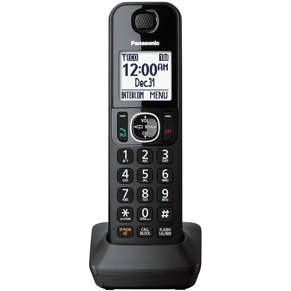 Panasonic KXTGFA30B Handset DECT 6.0 - KX-TGFA30B (Black) Compatible with KX-TGF340/KX-TGF350/KX-TGF370/KX-TGF380 Cordless Phone Systems-New
