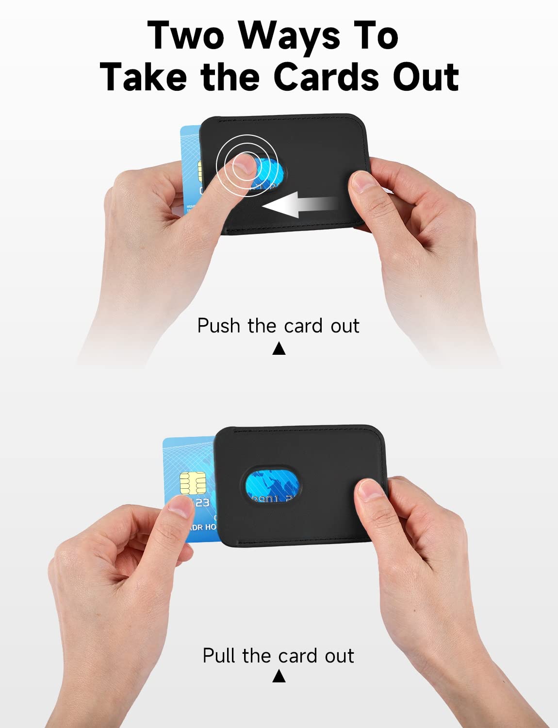 Magnetic Card Wallet Holder With Magsafe For Iphone 15 Pro Max/15 Pro/15 Plus/15,For Iphone 14 Pro Max/14 Plus/14 Pro/14, For Ip