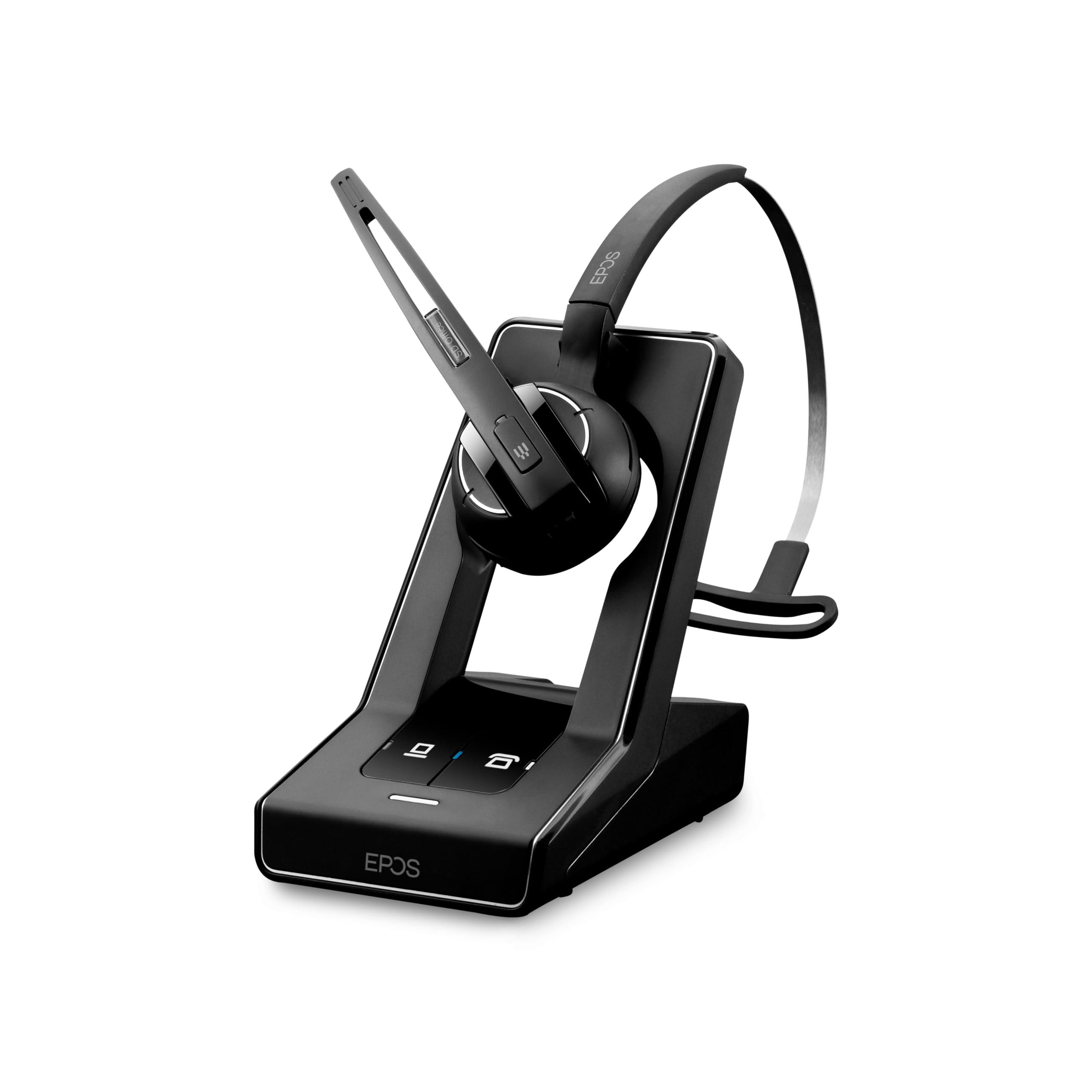 Sennheiser Sd Office Ml (506009) - Single-Sided Dect Wireless Headset For Desk Phone And Skype For Business Connection, Noise-Ca