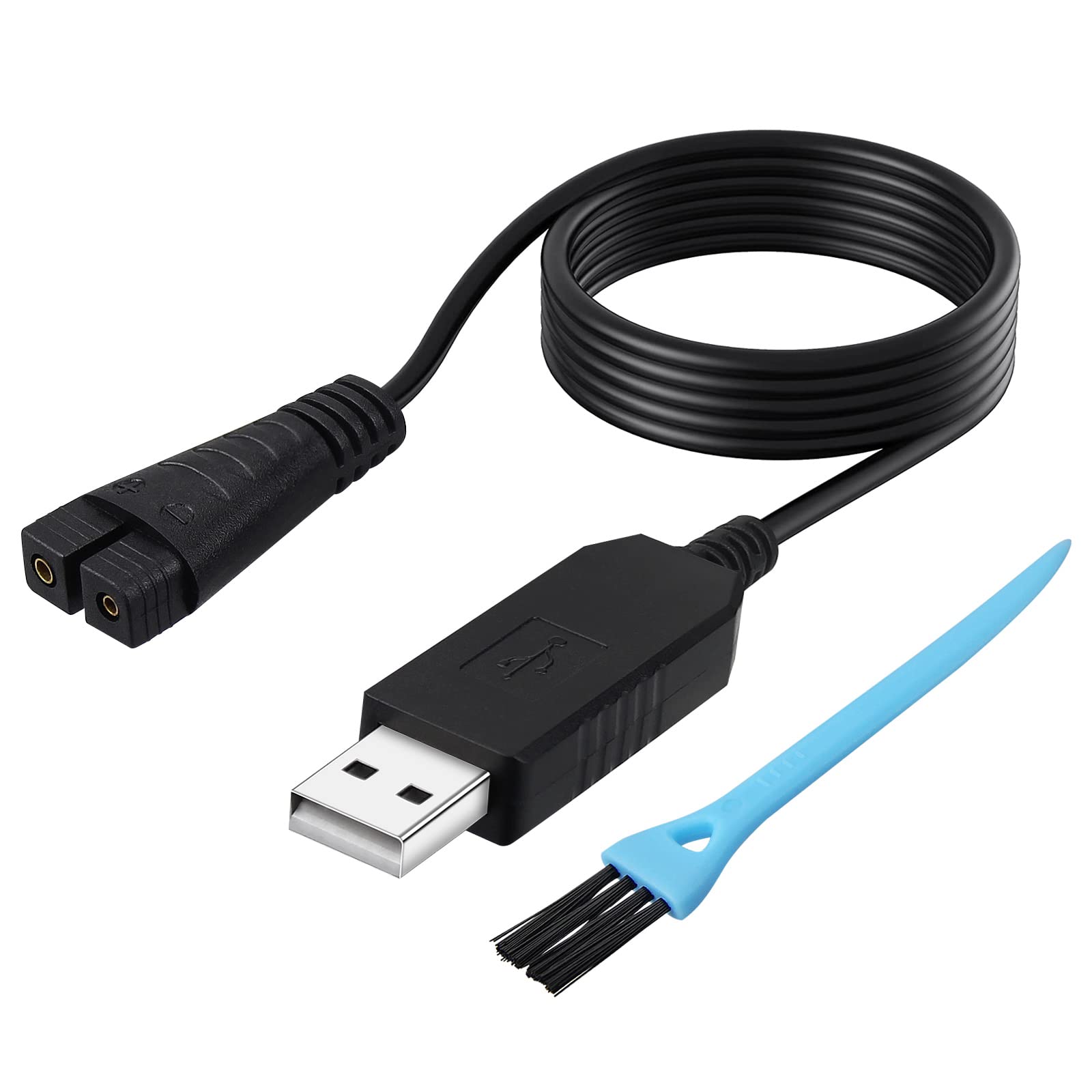 Charger Replacement For Panasonic Shaver Er Gb42 K, Charging Cable For Beard Trimmer, With Cleaning Brush