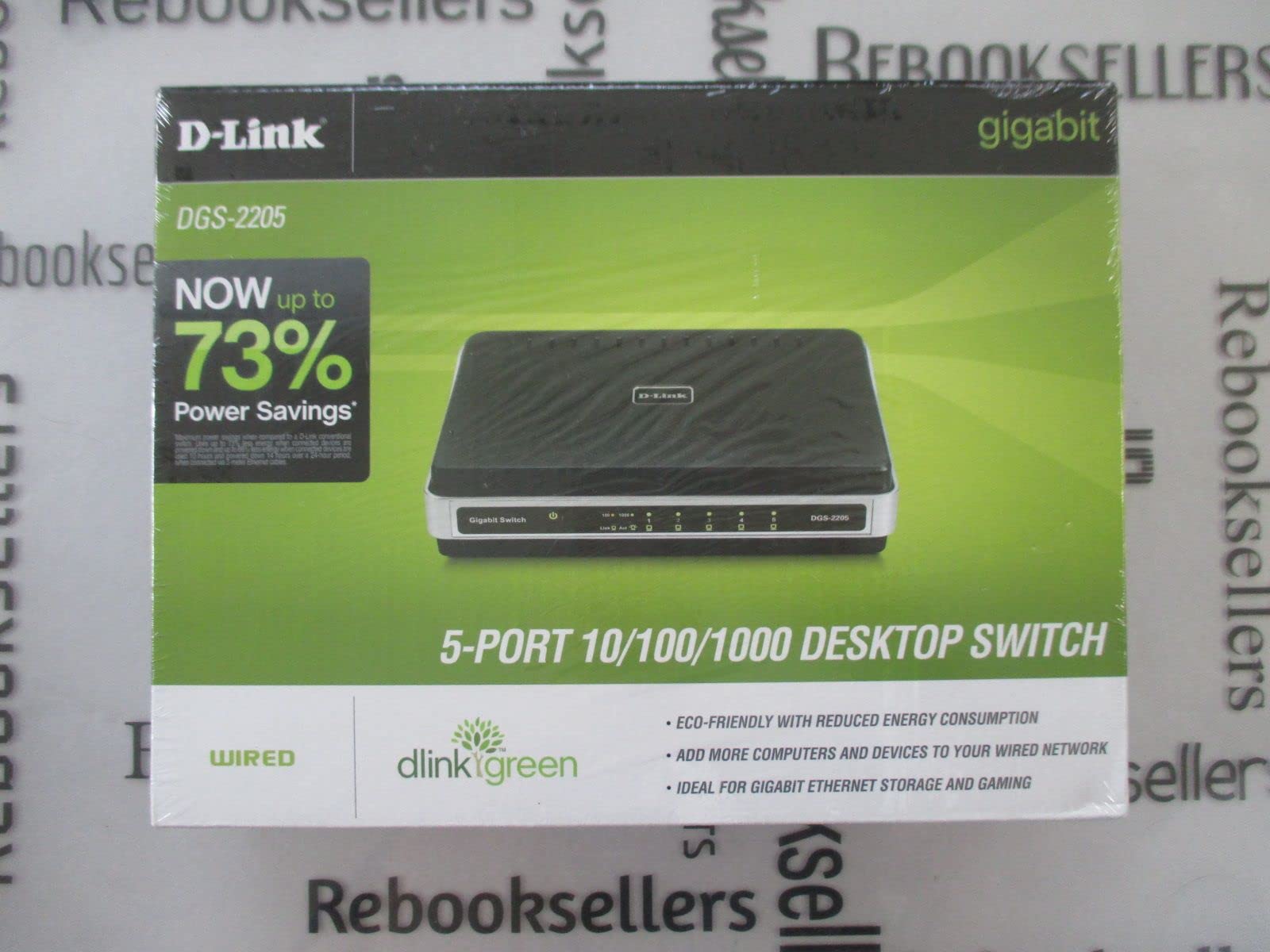 D-Link DGS-2205 5-Port 10/100/1000 Desktop Switch