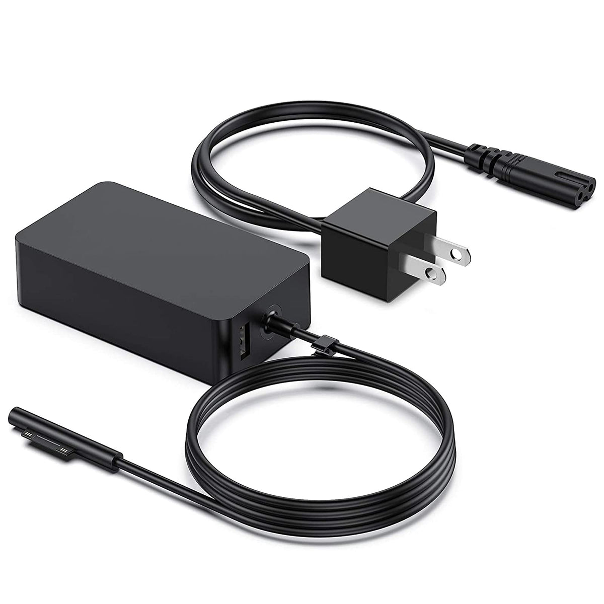 Tree.Nb Laptop Surface Pro Charger 15V 2.58A 44W Power Supply For Microsoft Surface Book Surface Pro 8/7/6/5/4/3 Laptop 1/2/3 Su
