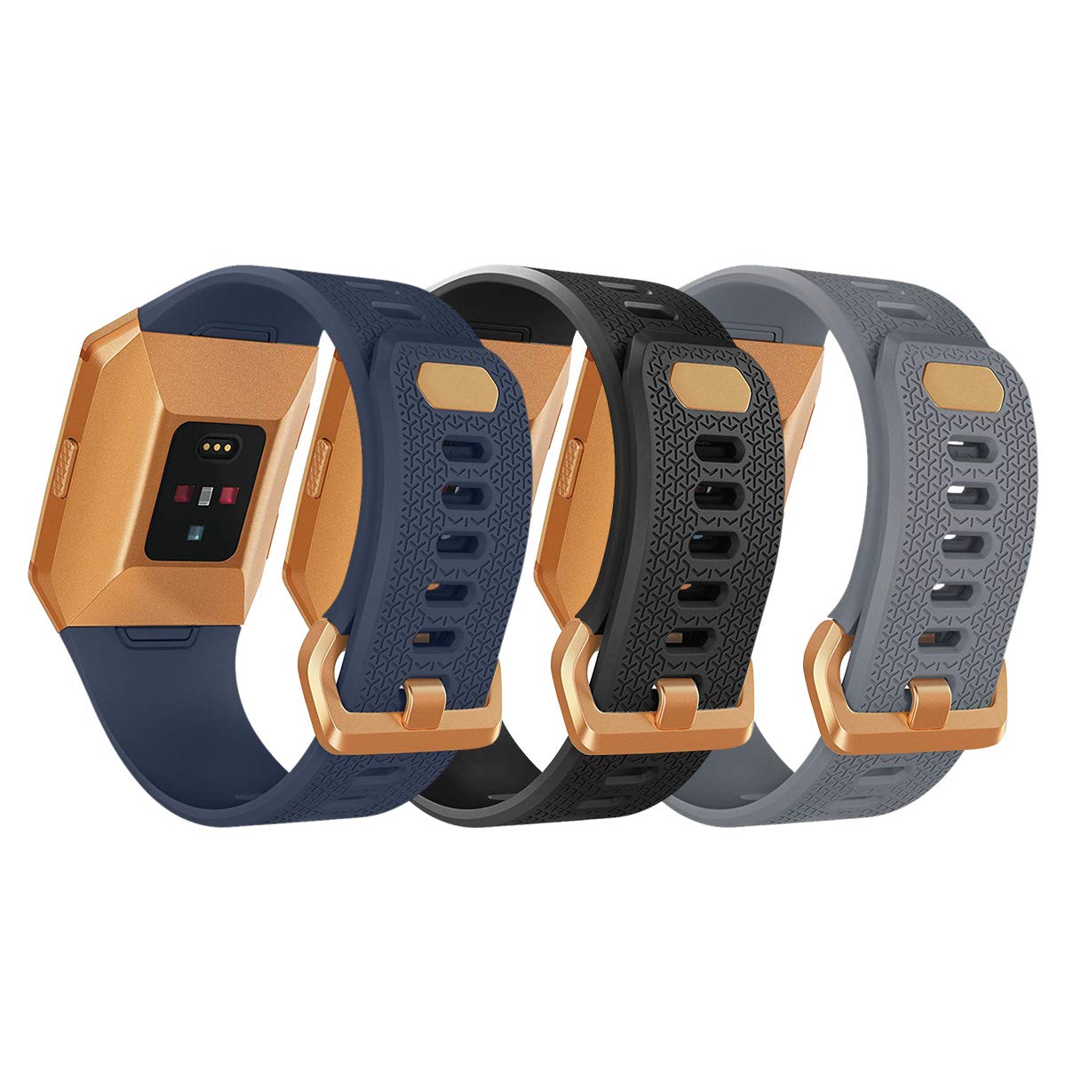 Aiunit Compatible Ionic Bands For Men Women Small With Burnt Buckle, Replacement Strap Sport Accessory Wristband For Ionic Smart