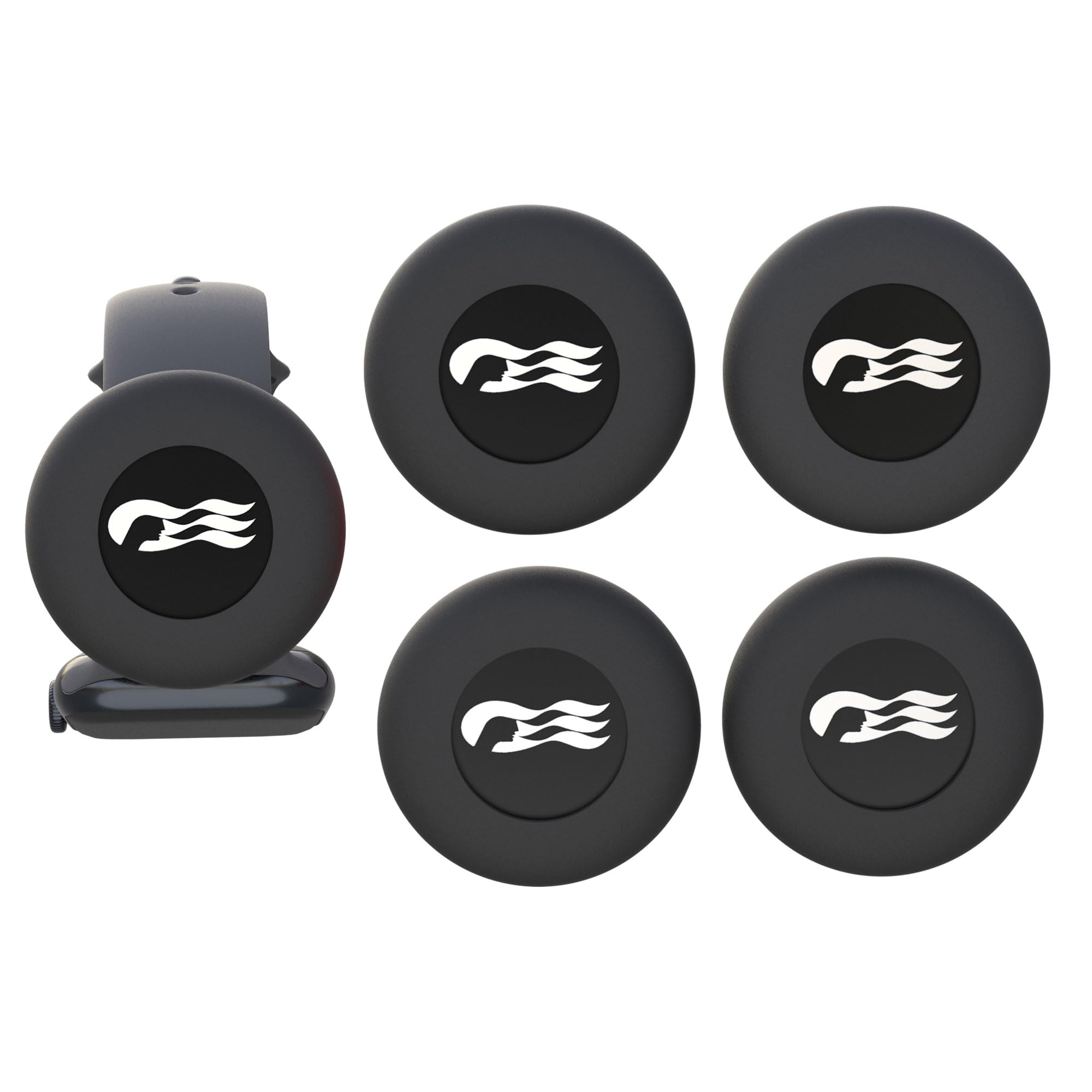[4 Pack] Princess Ocean Medallion Watch Adapters - Silicone Cruise Holder Accessory for Carnival Medallion 2024,2025,2026, Fits 
