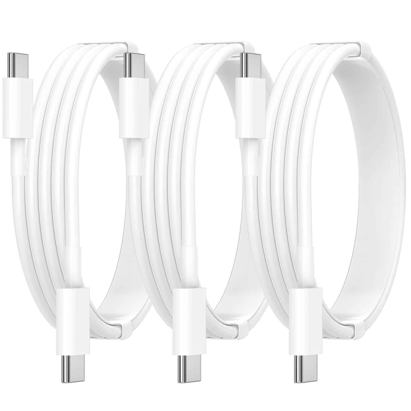 [Apple Mfi Certified] Iphone 16 Car Carplay Charger Cable Fast Charging, Stuffcool 3Pack 6Ft 100W Usb C To Usb C Cable Type C Fast Charging Cord For Iphone 16 Pro/16 Pro Max/15/15 Pro/Ipad Pro/Macbook