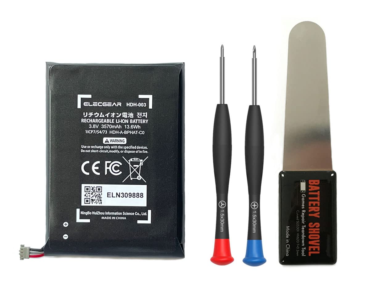 ElecGear 1 x Replacement Battery for Nintendo Switch Lite Console, HDH-003 Internal Rechargeable Li-ion Battery for Switch Lite