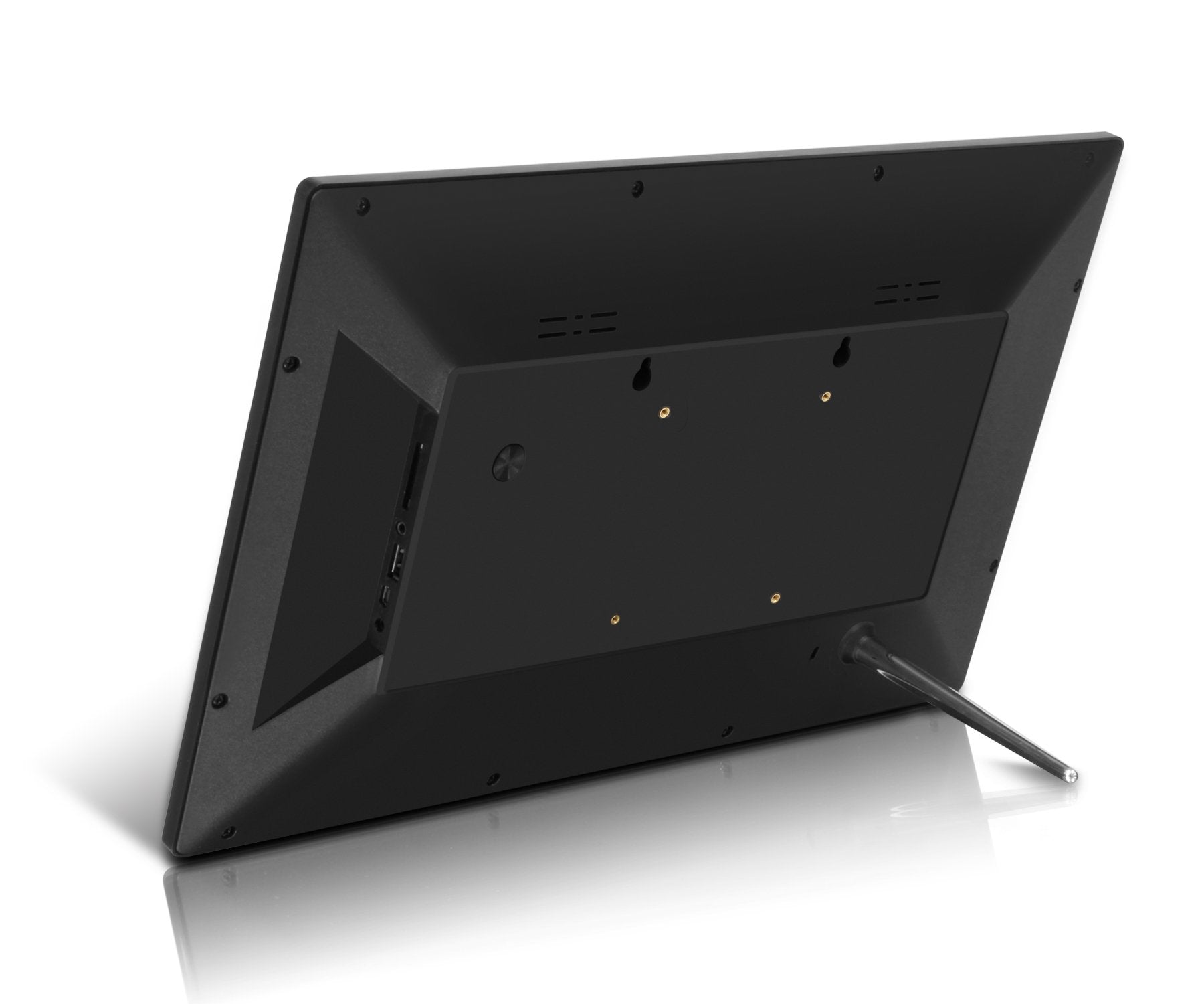 Aluratek 17'' Wifi Digital Picture Frame, Touchscreen Ips Lcd Digital Picture Frame, 16Gb, Wireless Photo Sharing, Stylish Black