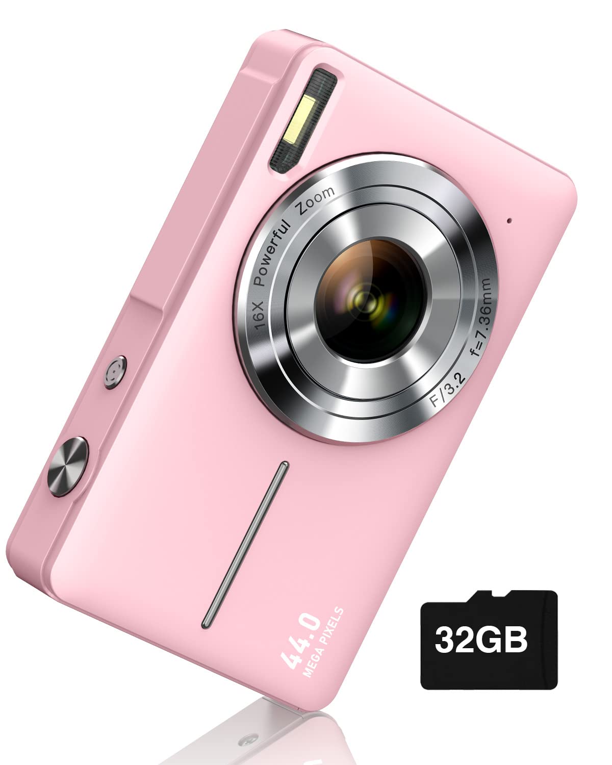 Digital Camera, Fhd 1080P Camera, Digital Point And Shoot Camera With 16X Zoom Anti Shake, Compact Small Camera For Boys Girls Kids