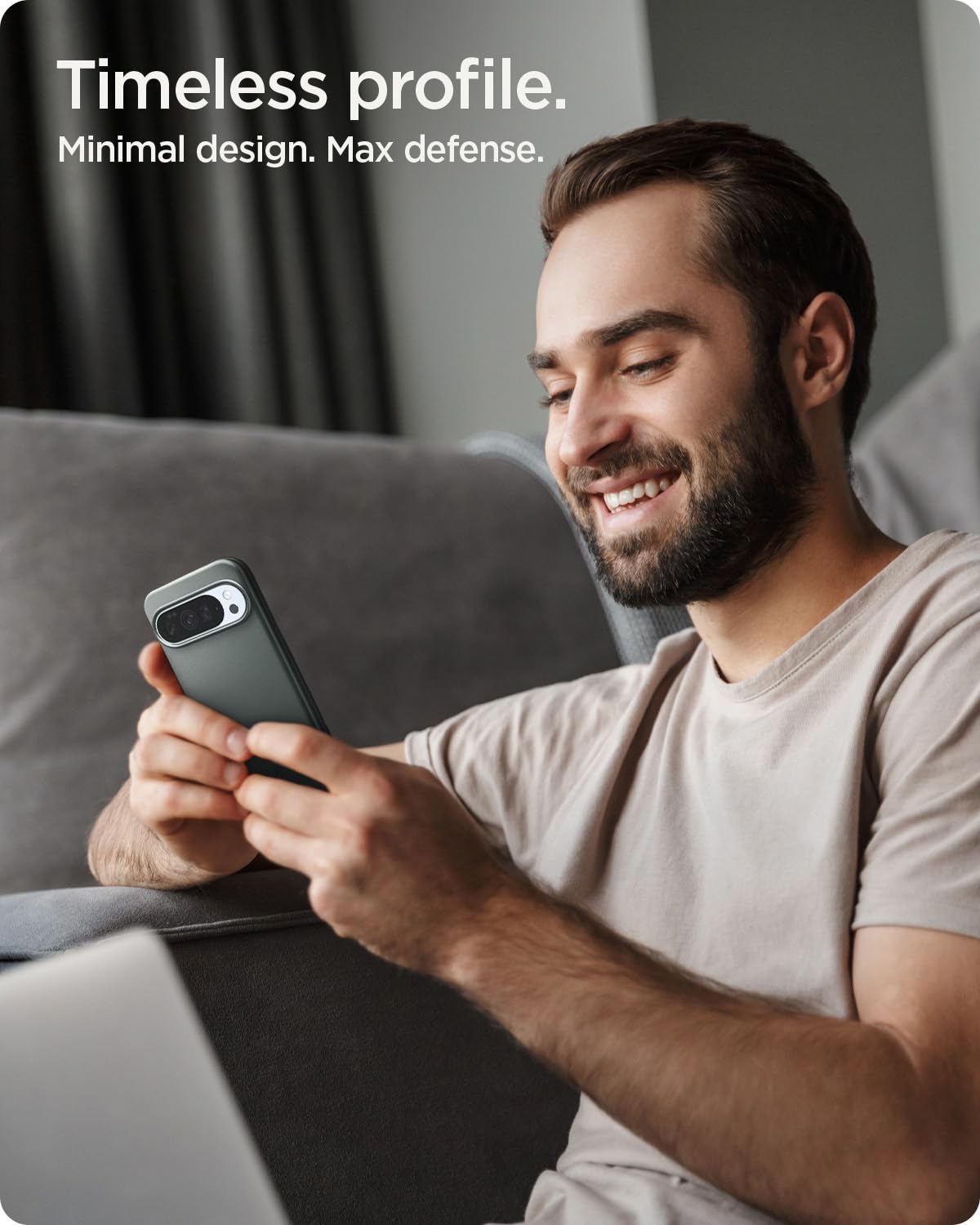 Spigen For Pixel 10 Pro Xl Case, Thin Fit Magfit (2025) [Designed For Pixelsnap, Compatible With Magsafe Accessories] - Sage Gre