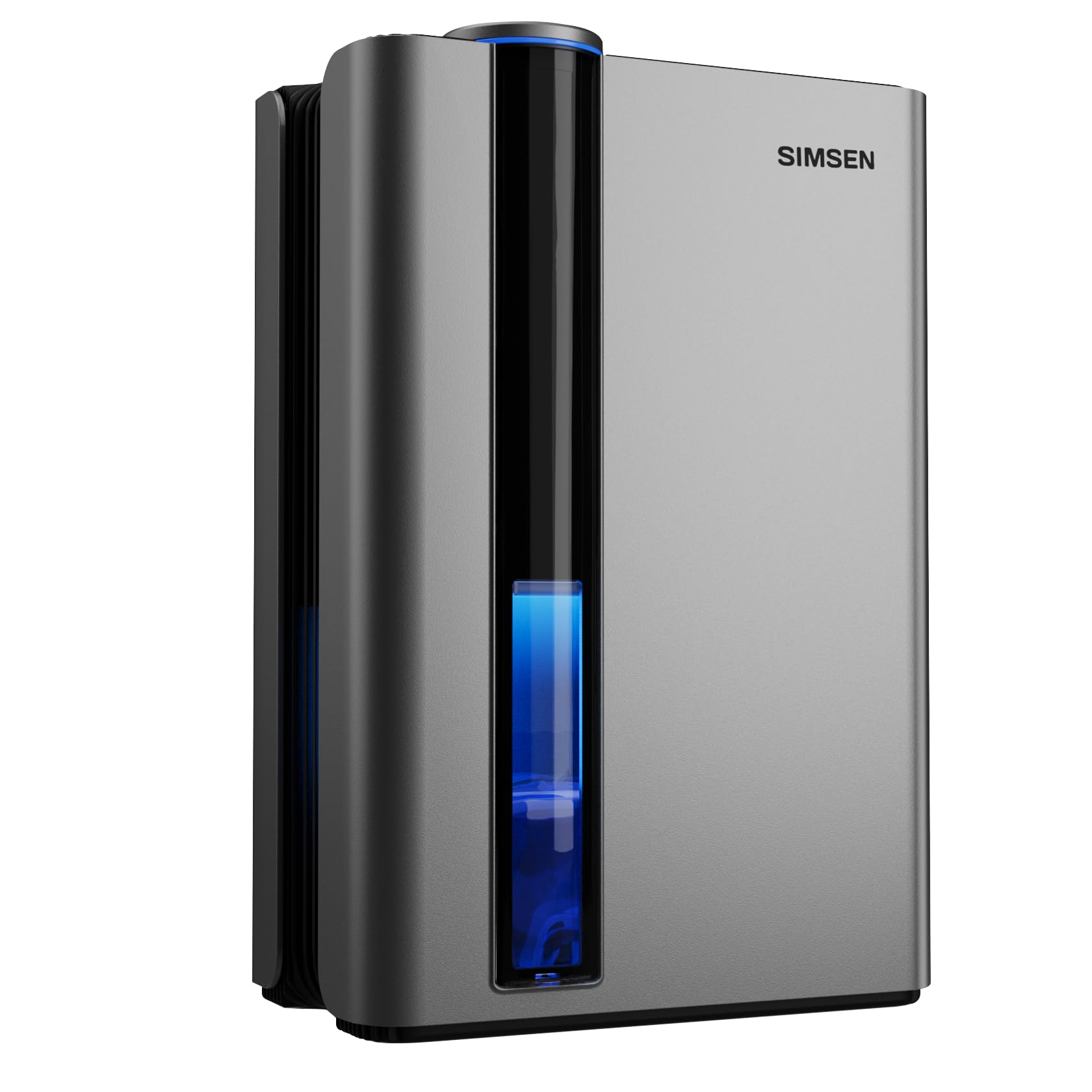 SIMSEN 95oz Dehumidifiers for Home, 800 sq ft Quiet Dehumidifier with Reusable Filter and Ionizer, Small Dehumidifier with Drain