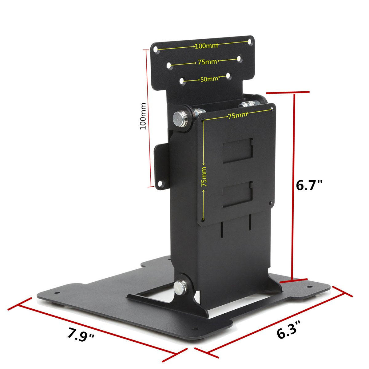 WEARSON Touch LCD Monitor&All in One PC Stand All Metal Holder Sturdy with VESA Hole 75x75mm&100x100mm