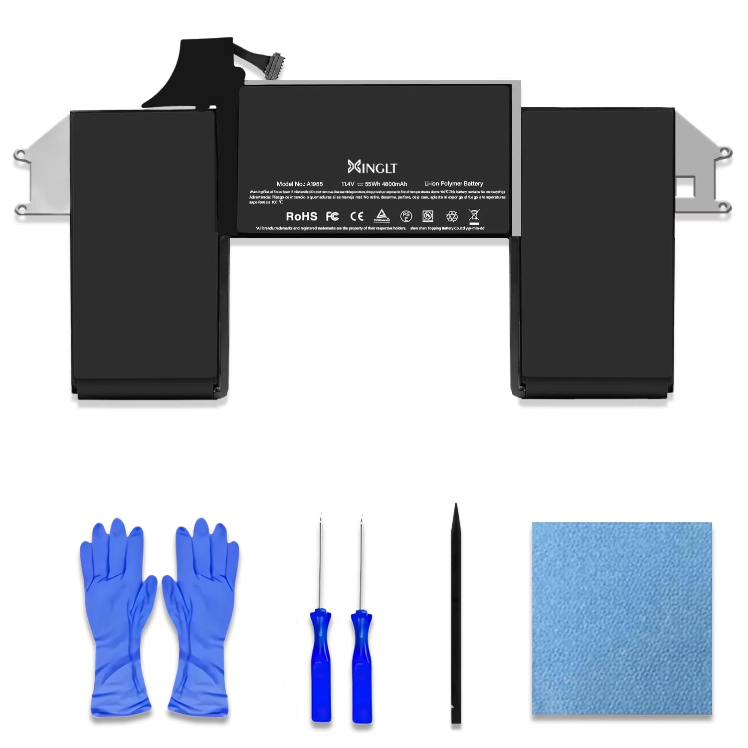 Xinglt A1932 A2179 Battery Replacement A1965 Battery For Macbook Air 13 Inch Retina A1932 (Year 2018 2019) A2179 (Year 2020) Emc