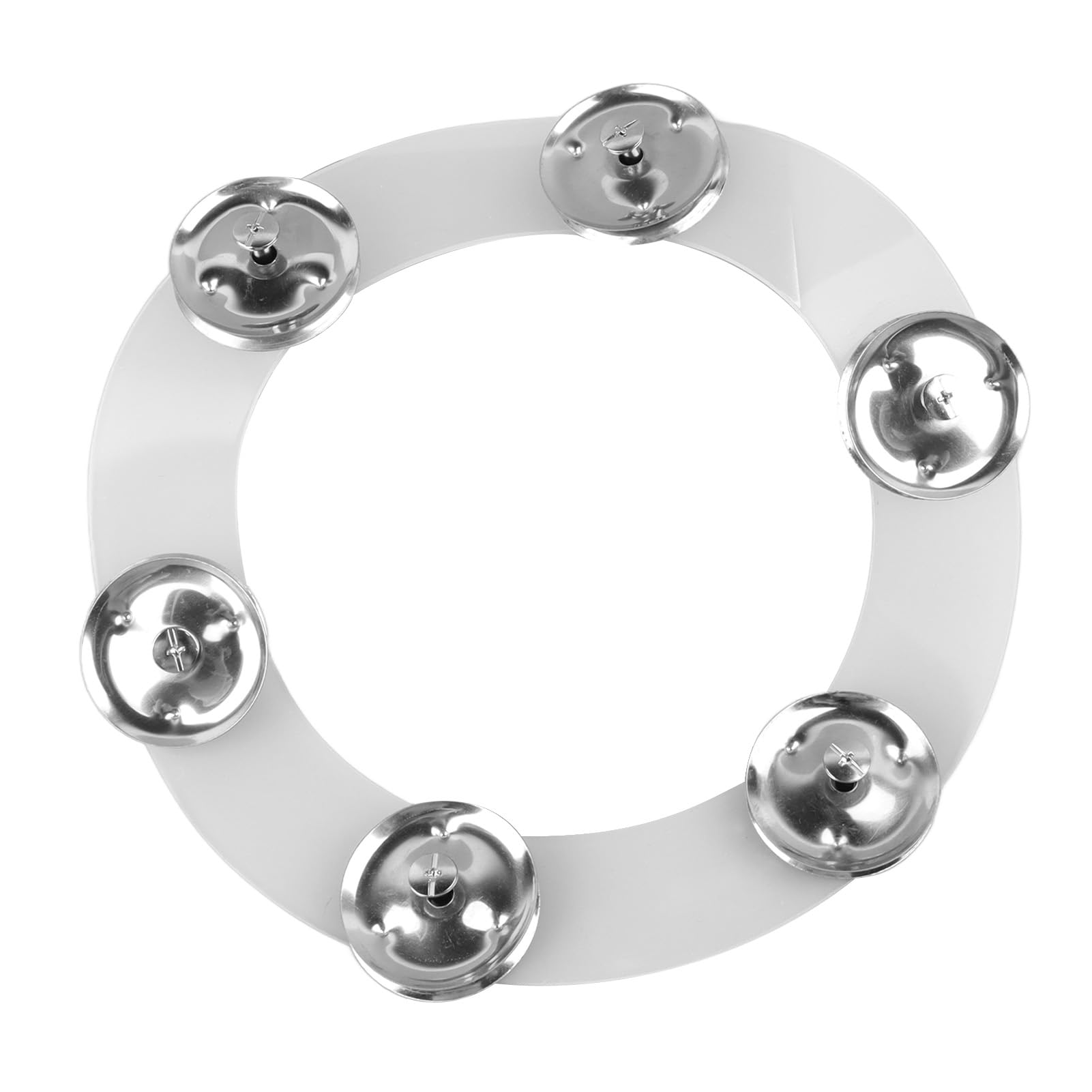 3NH Hi Hat Ring Bell, Durable Wide Application Multifunctional Double Row Percussion Cymbal Tambourine for Jazz