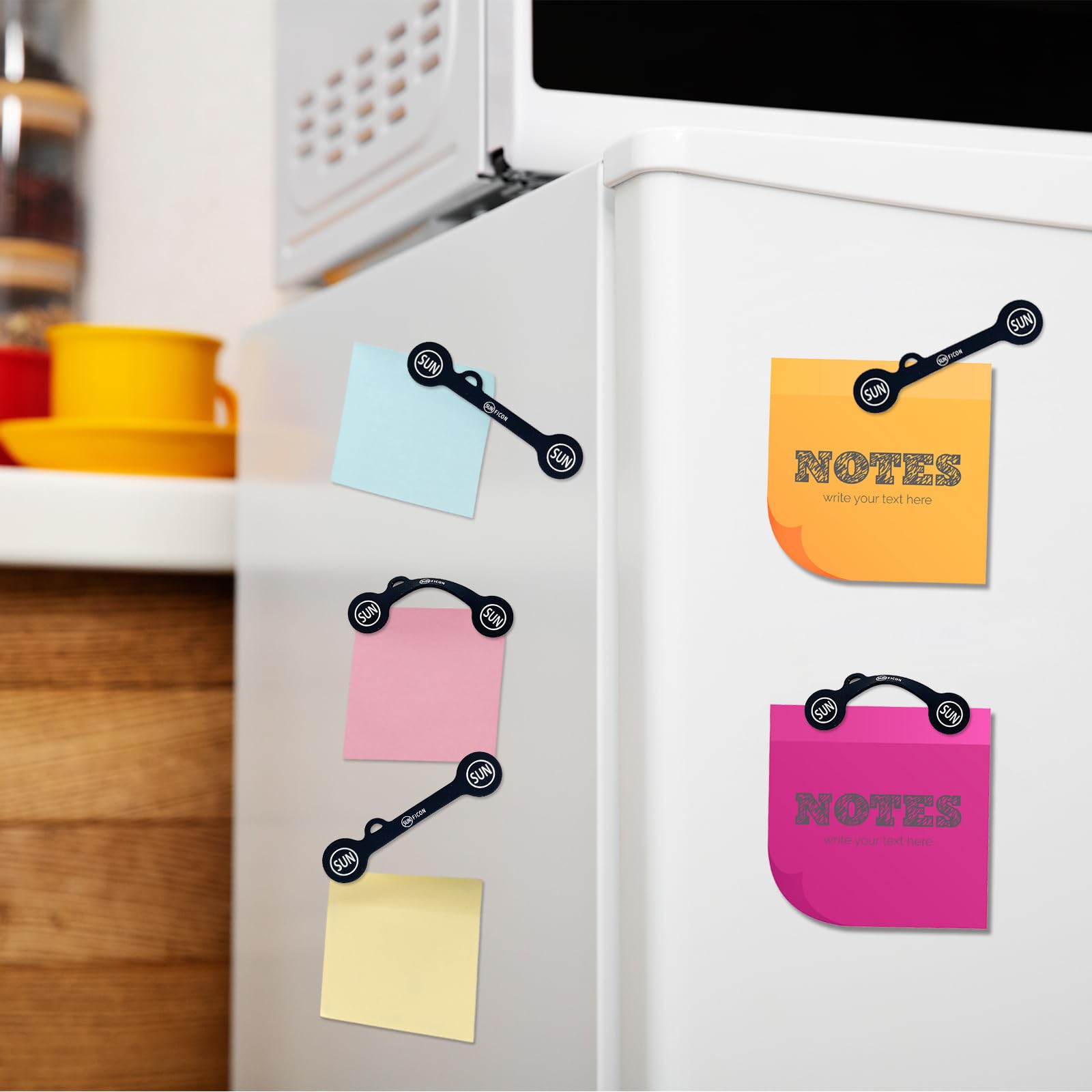 Sunficon Magnetic Cable Clips Cable Organizers Earbuds Cords Clips Bookmark Whiteboard Noticeboard Fridge Magnets Usb Cable Mana