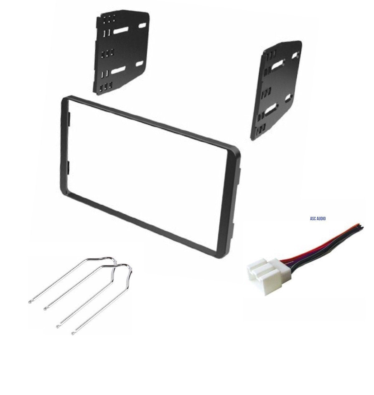 Car Stereo Dash Kit, Wire Harness, And Radio Tool For Installing A Double Din Radio For Some Ford Vehicles   See Compatible Vehicles Below  No Factory Premium Amp