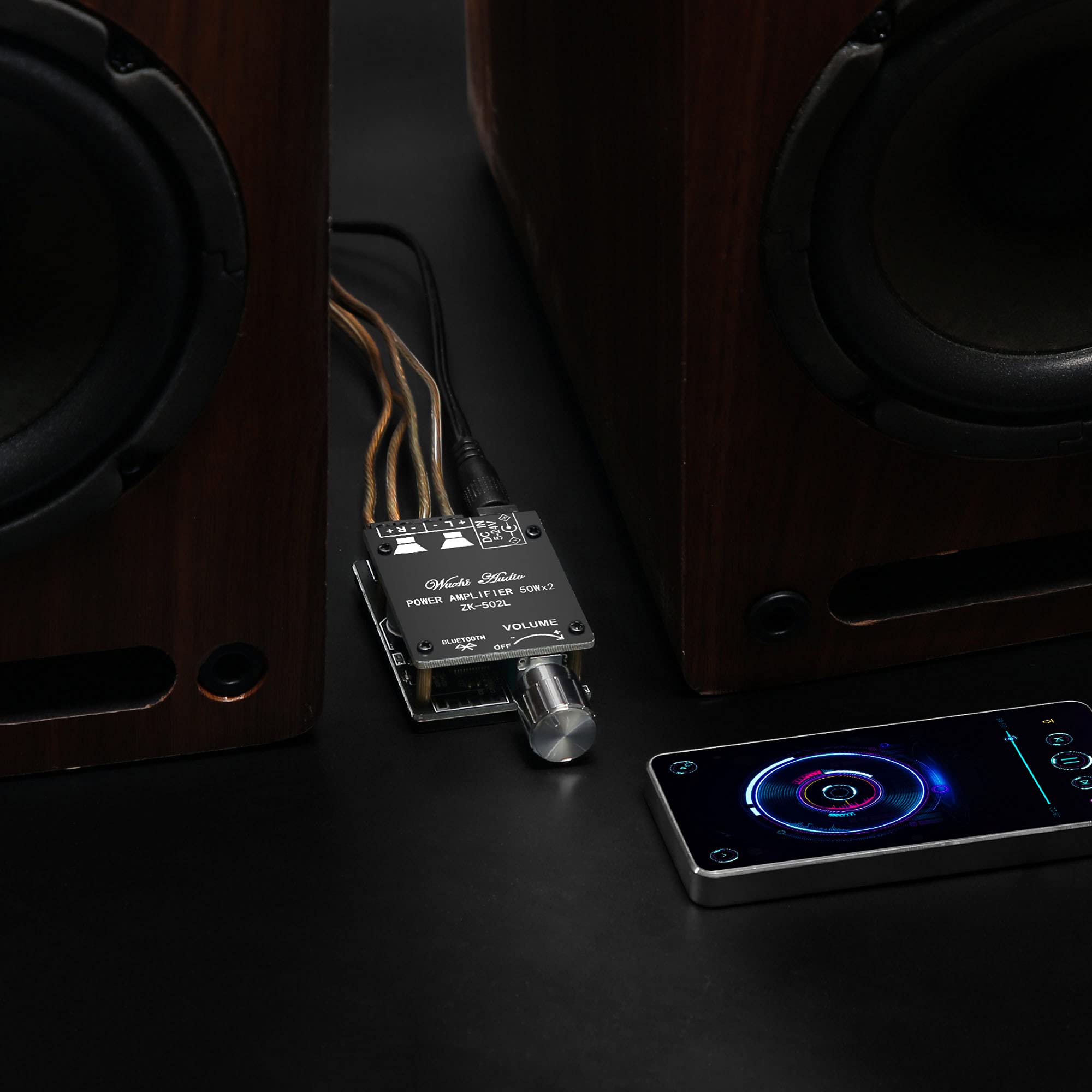 Wuzhi Audio Zk-502L Power Amplifier Board Class D Amp Module For Diy Wireless Speaker (Zk-502L)