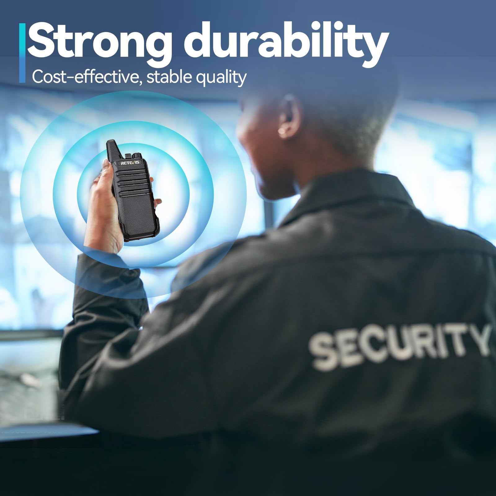 Retevis Rt22 Walkie Talkies Rechargeable Hands Free 2 Way Radios Two Way Radio(6 Pack) With 6 Way Multi Gang Charger