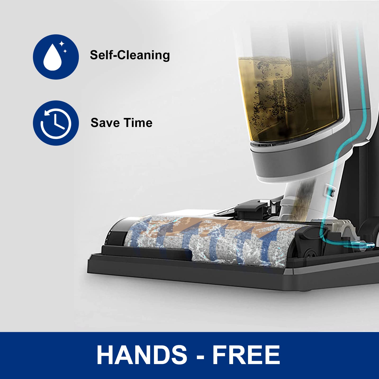 Mxzone Ifloor3 Roller Brush Replacement For Tineco Ifloor 3 And Floor One S3 Cordless Wet Dry Vacuum Cleaner, 2 Pack